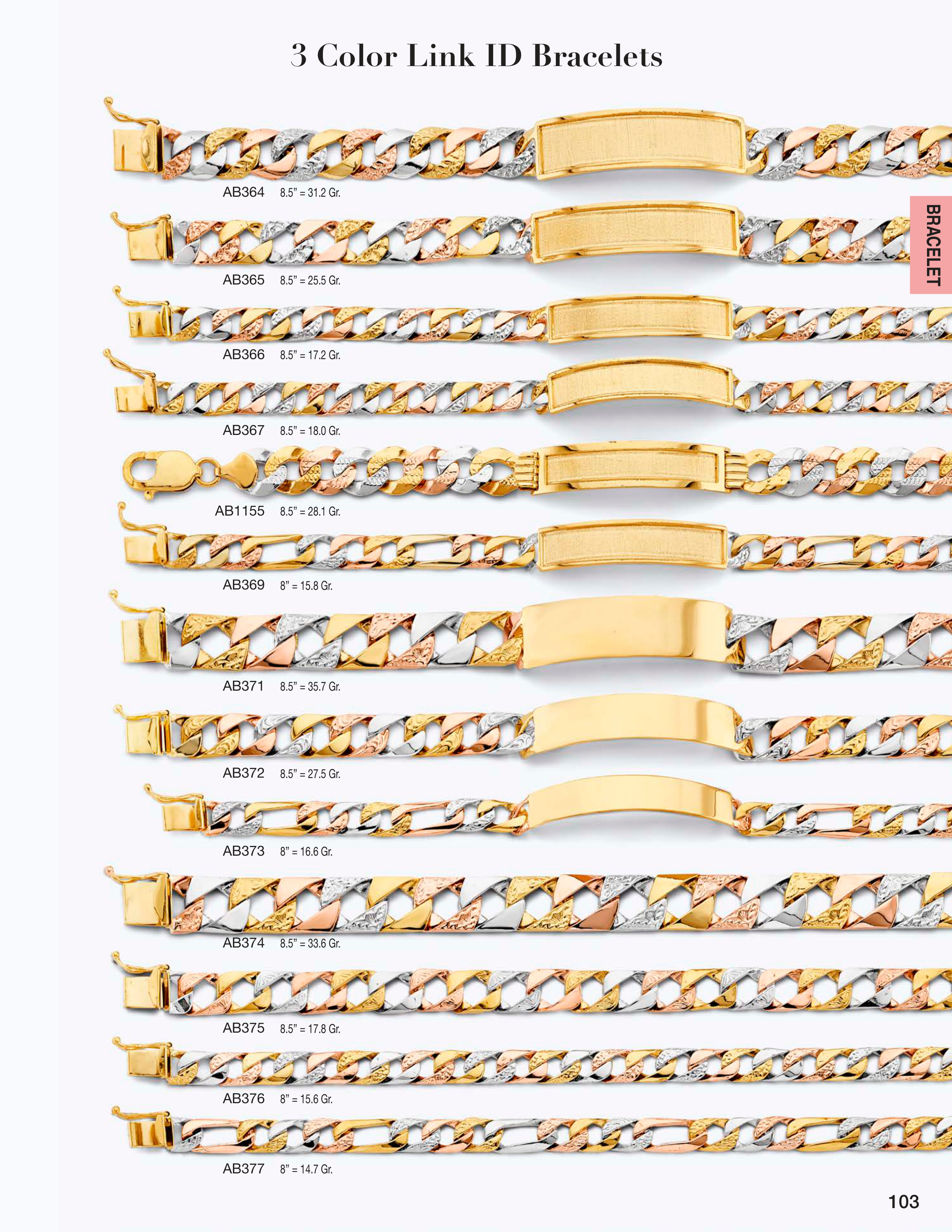 Necklace & Bracelet catalog page 103