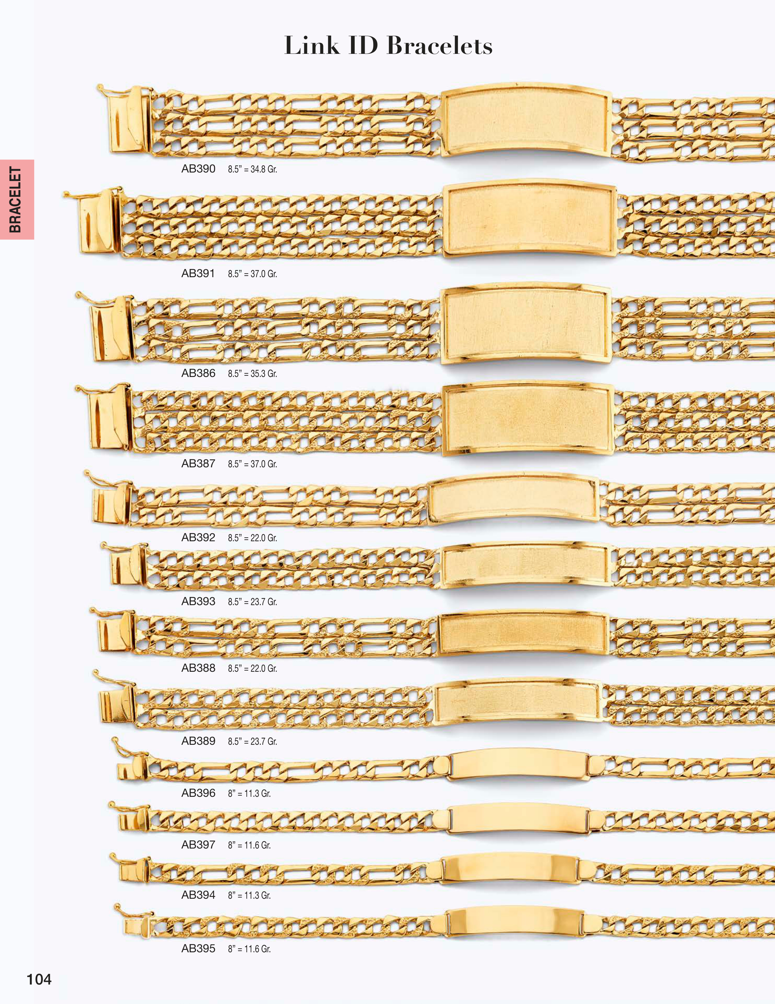 Necklace & Bracelet catalog page 104