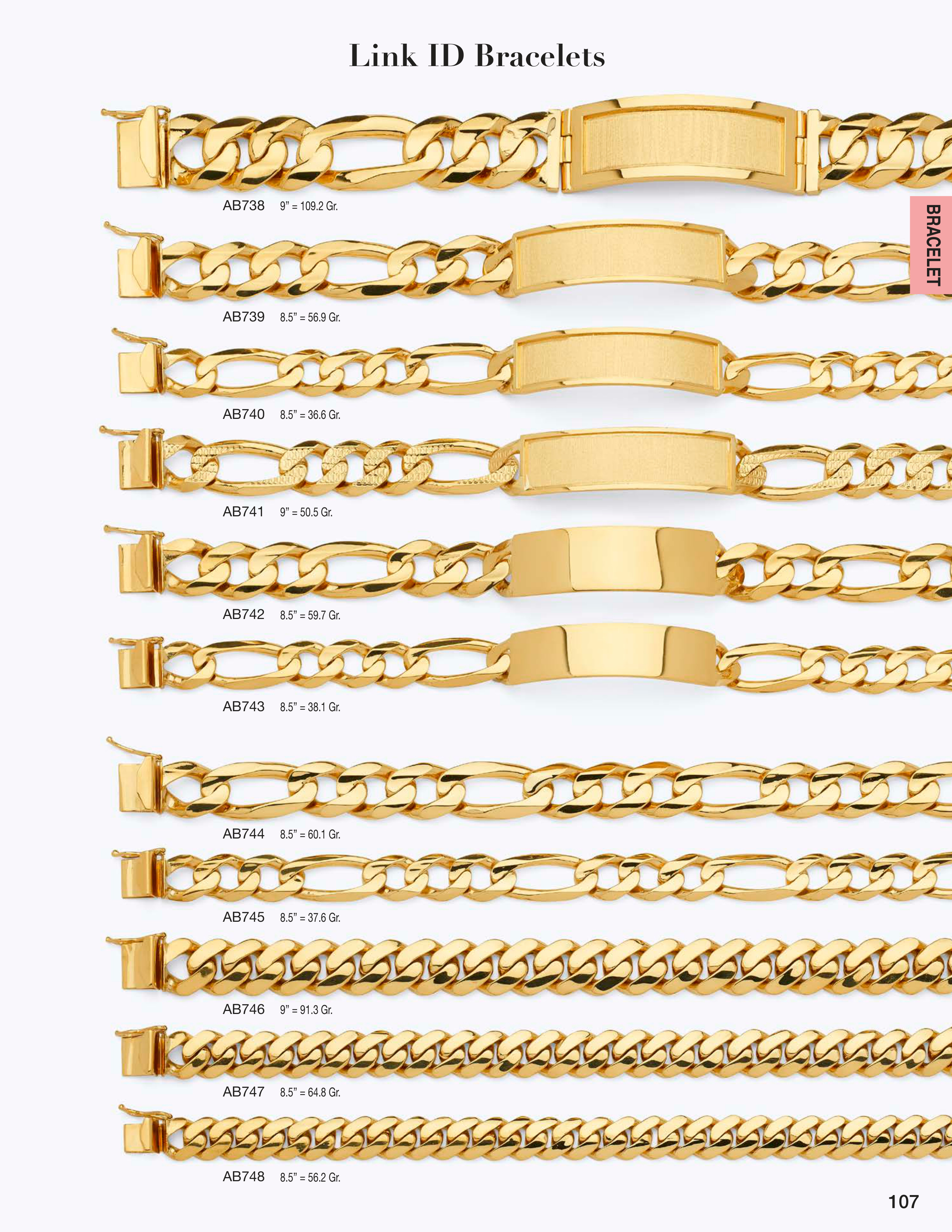 Necklace & Bracelet catalog page 107