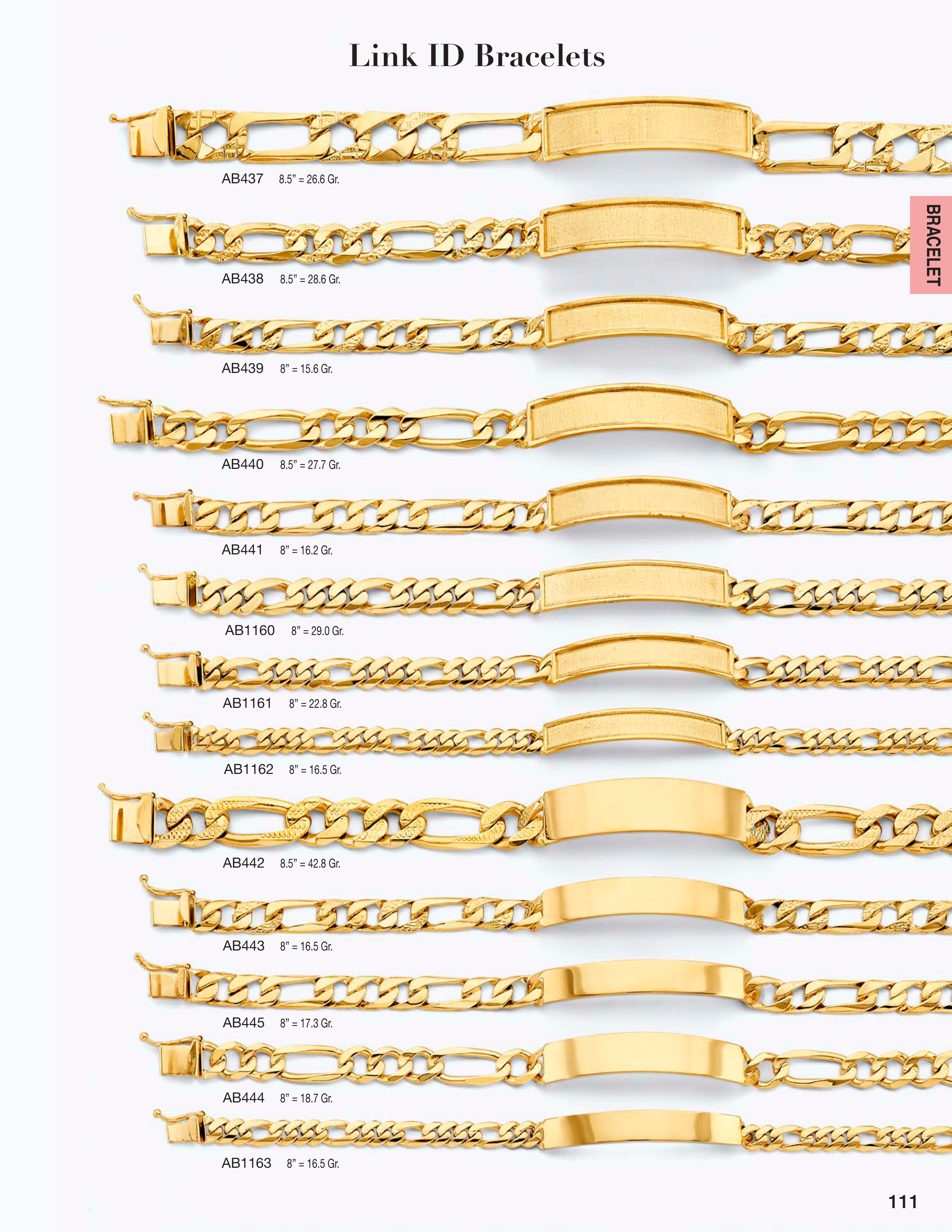 Necklace & Bracelet catalog page 111