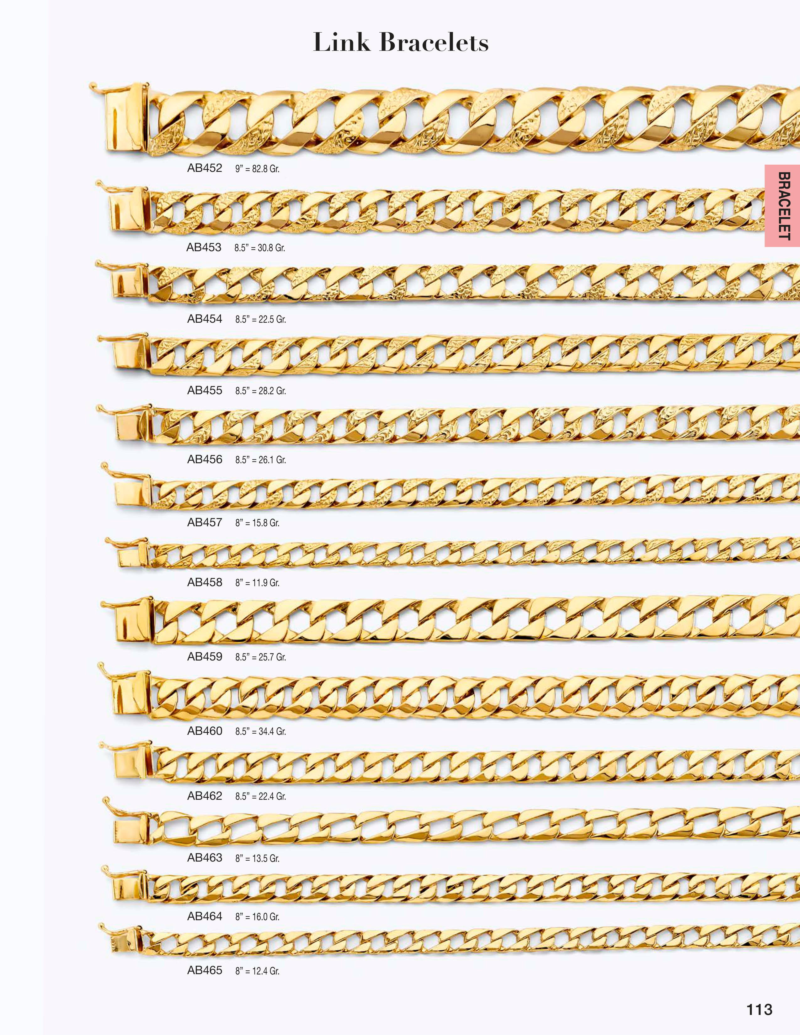 Necklace & Bracelet catalog page 113