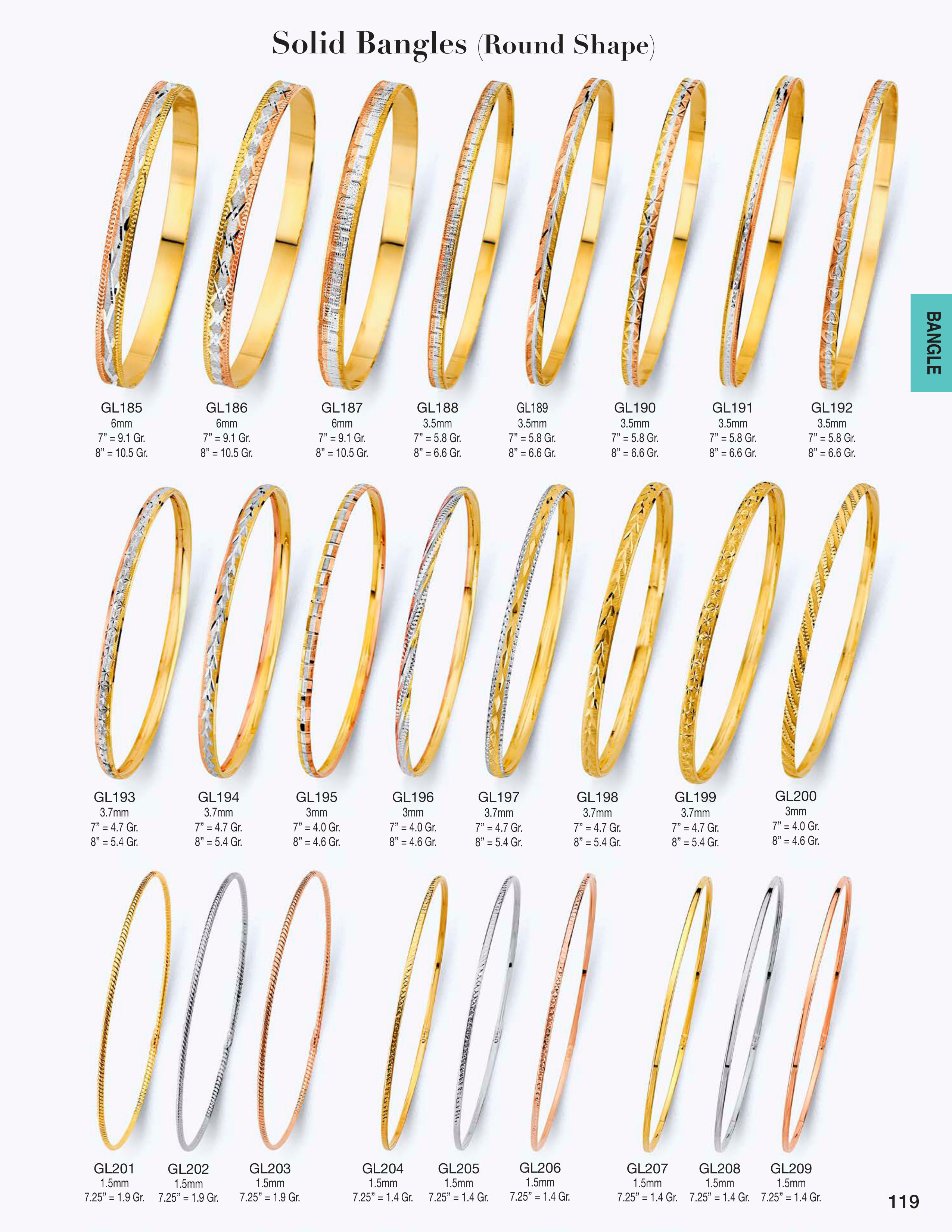 Bangle catalog page 119