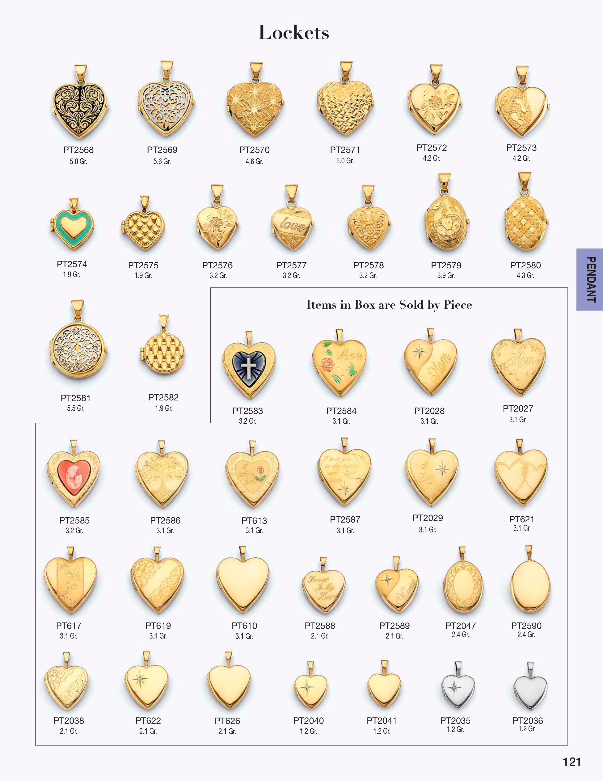 Pendant catalog page 121