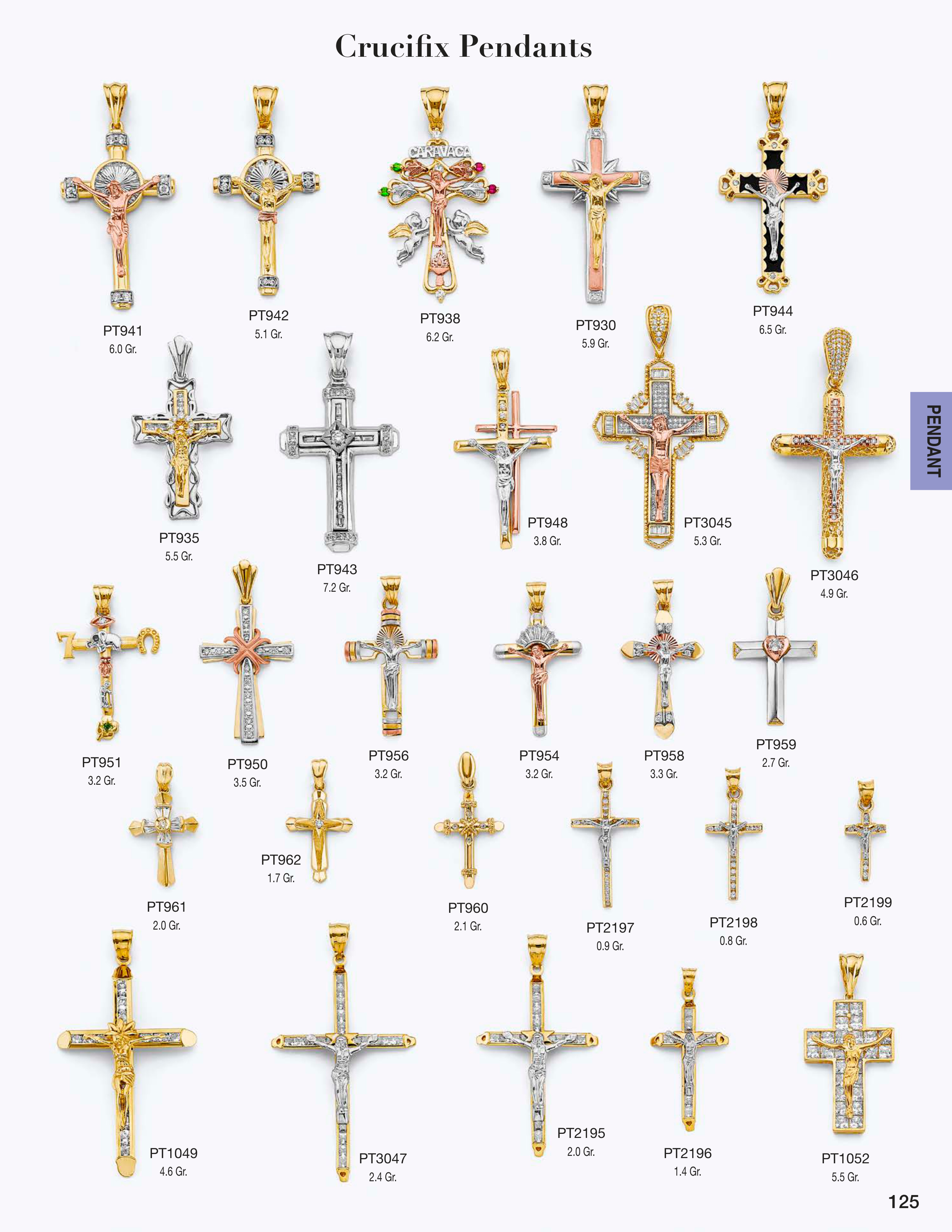 Pendant catalog page 125