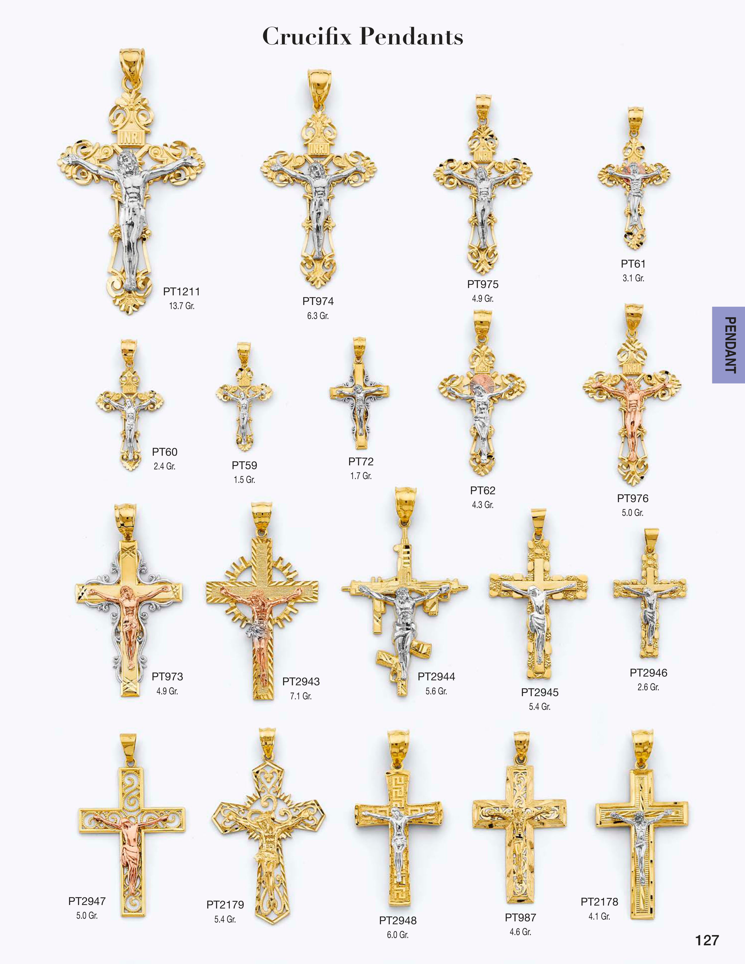 Pendant catalog page 127