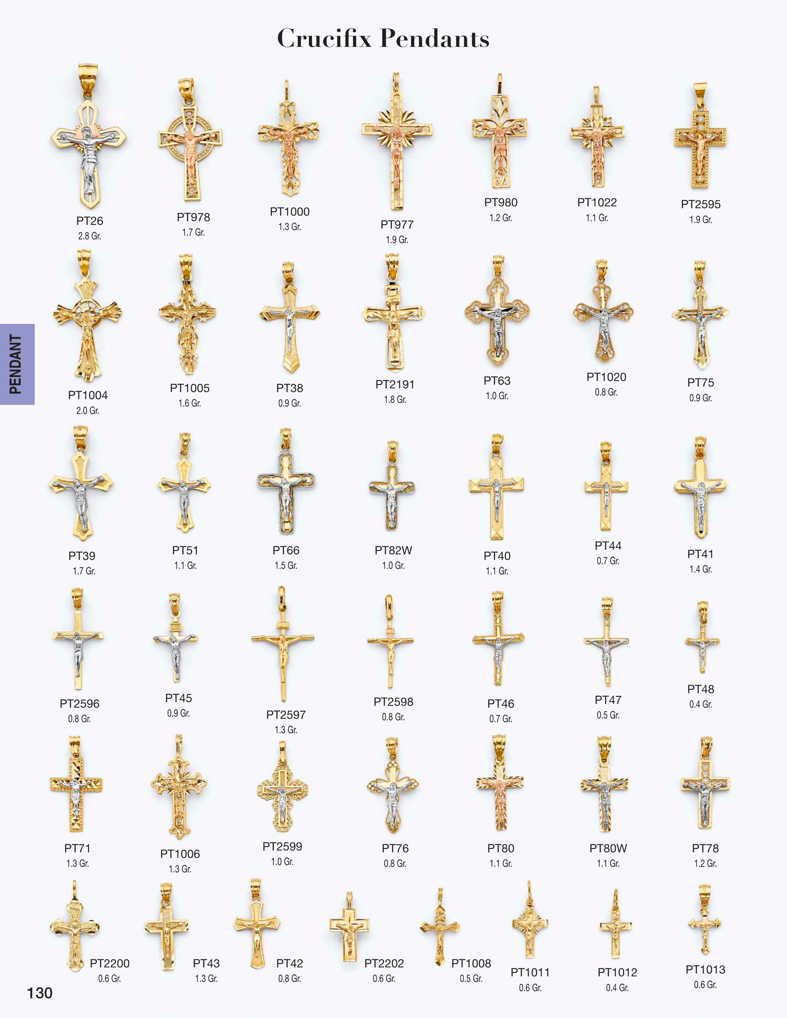 Pendant catalog page 130