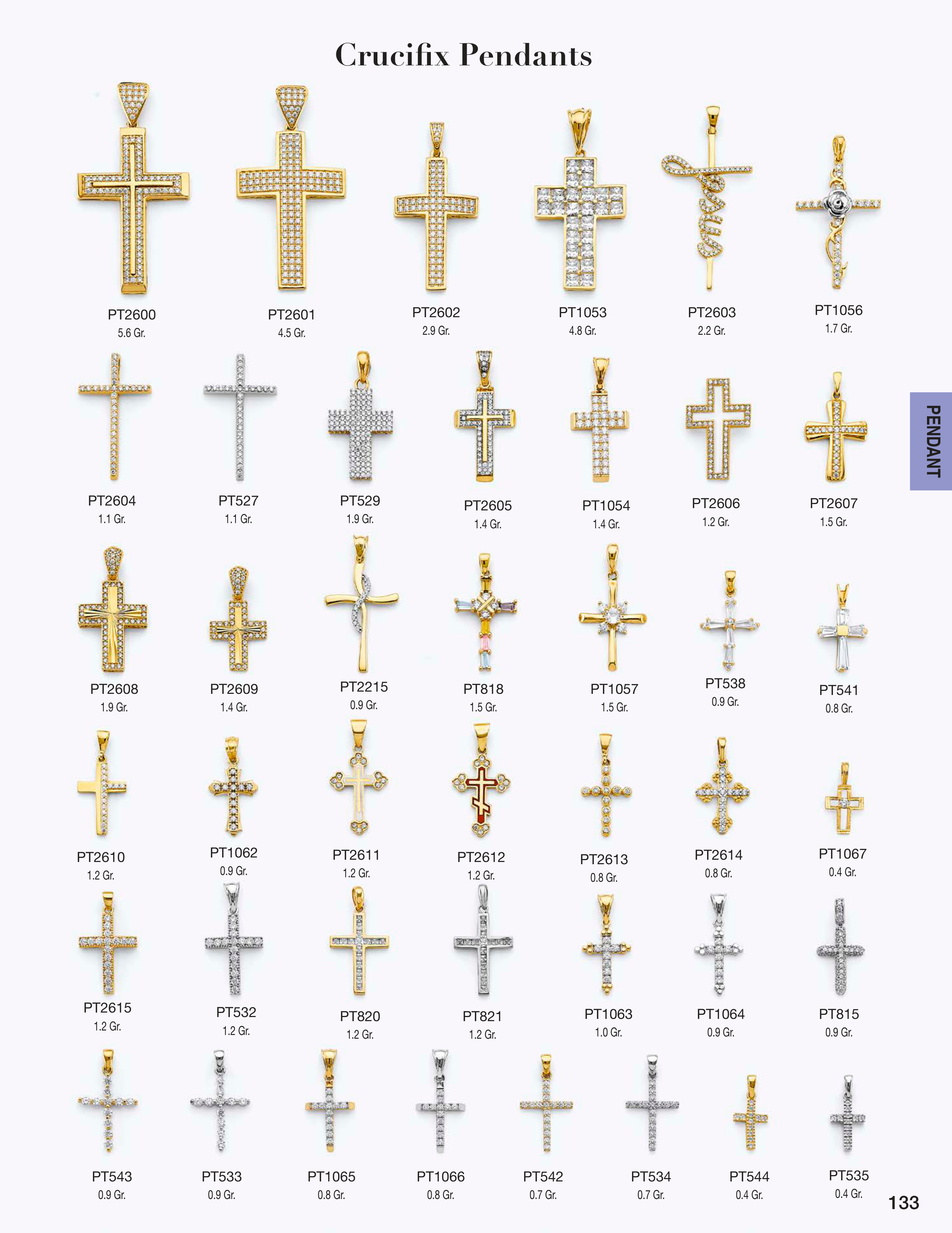 Pendant catalog page 133