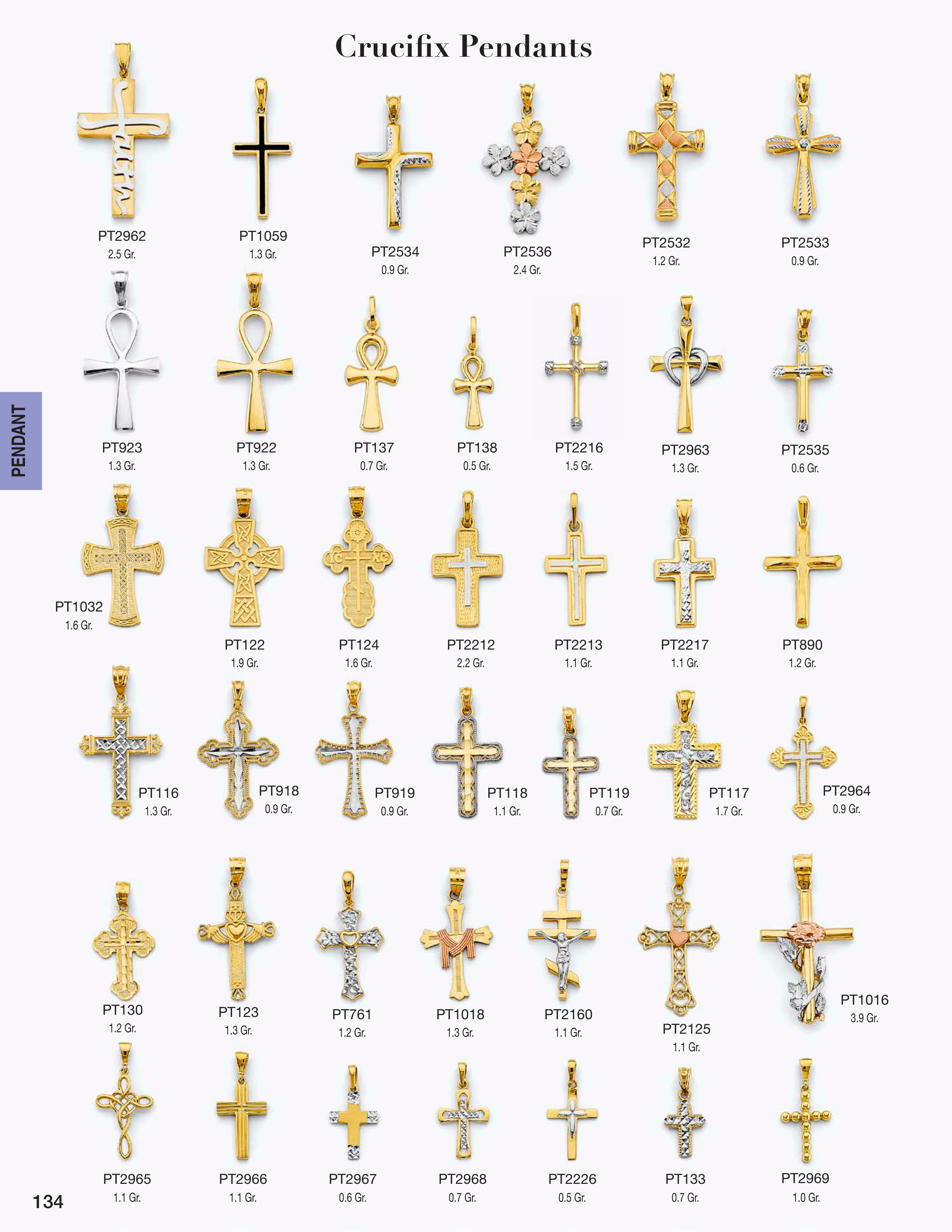 Pendant catalog page 134
