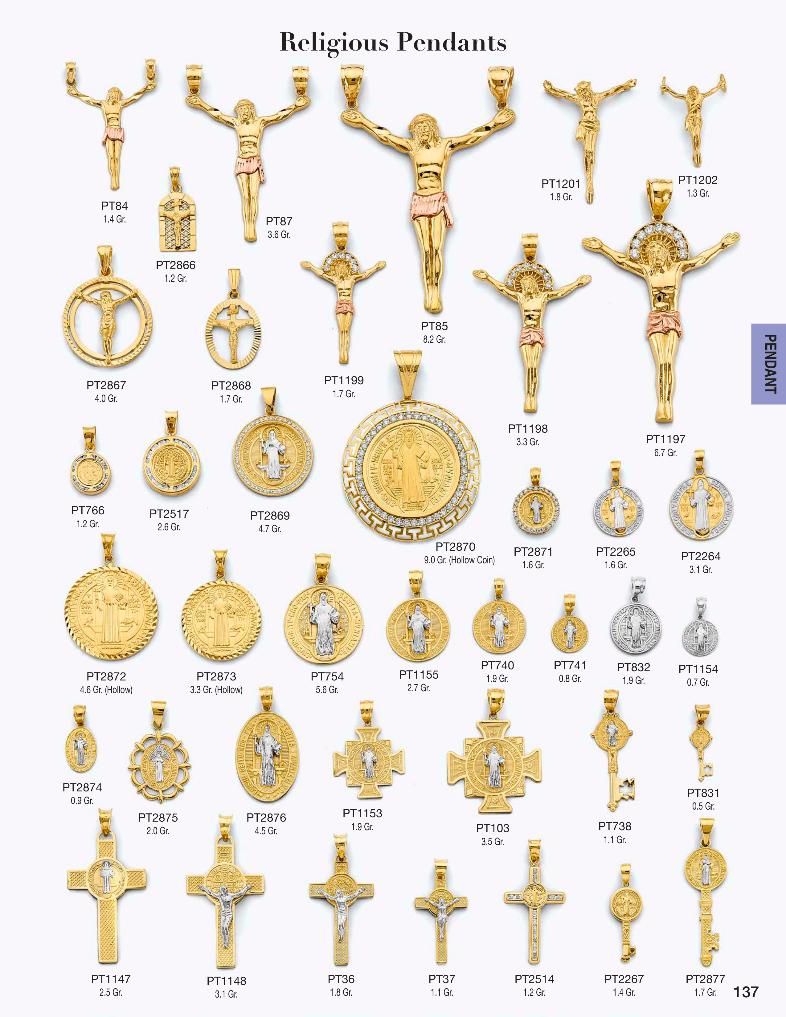 Pendant catalog page 137