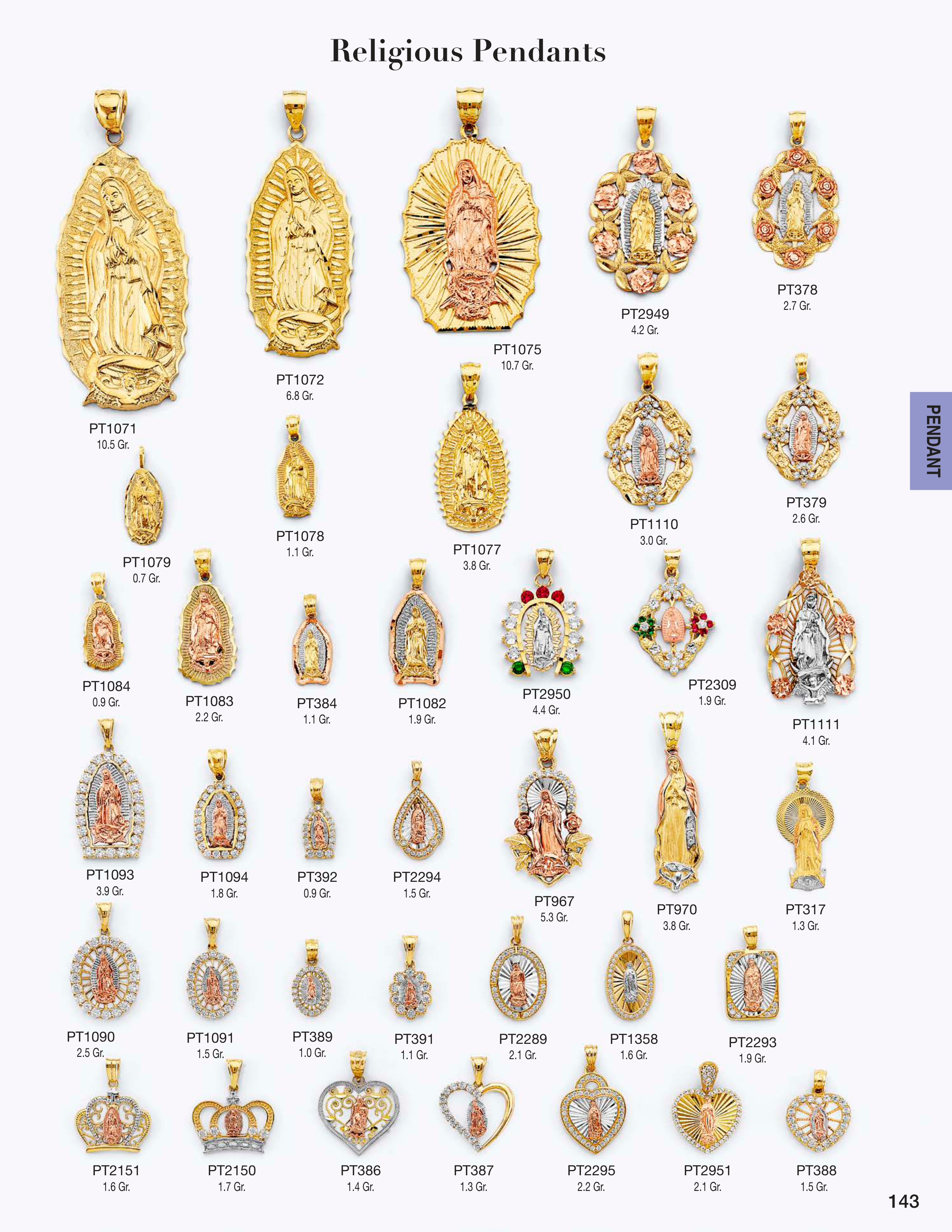 Pendant catalog page 143
