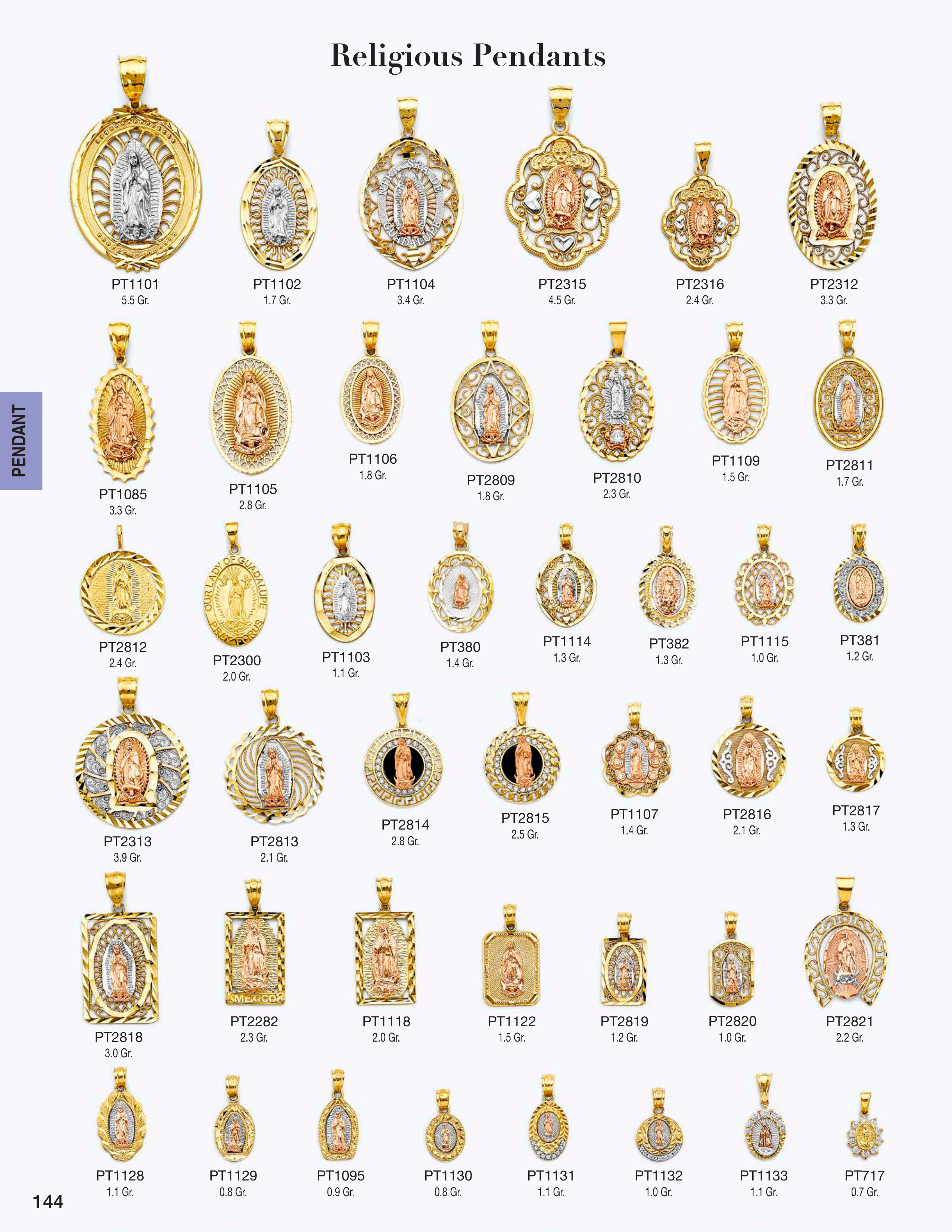 Pendant catalog page 144