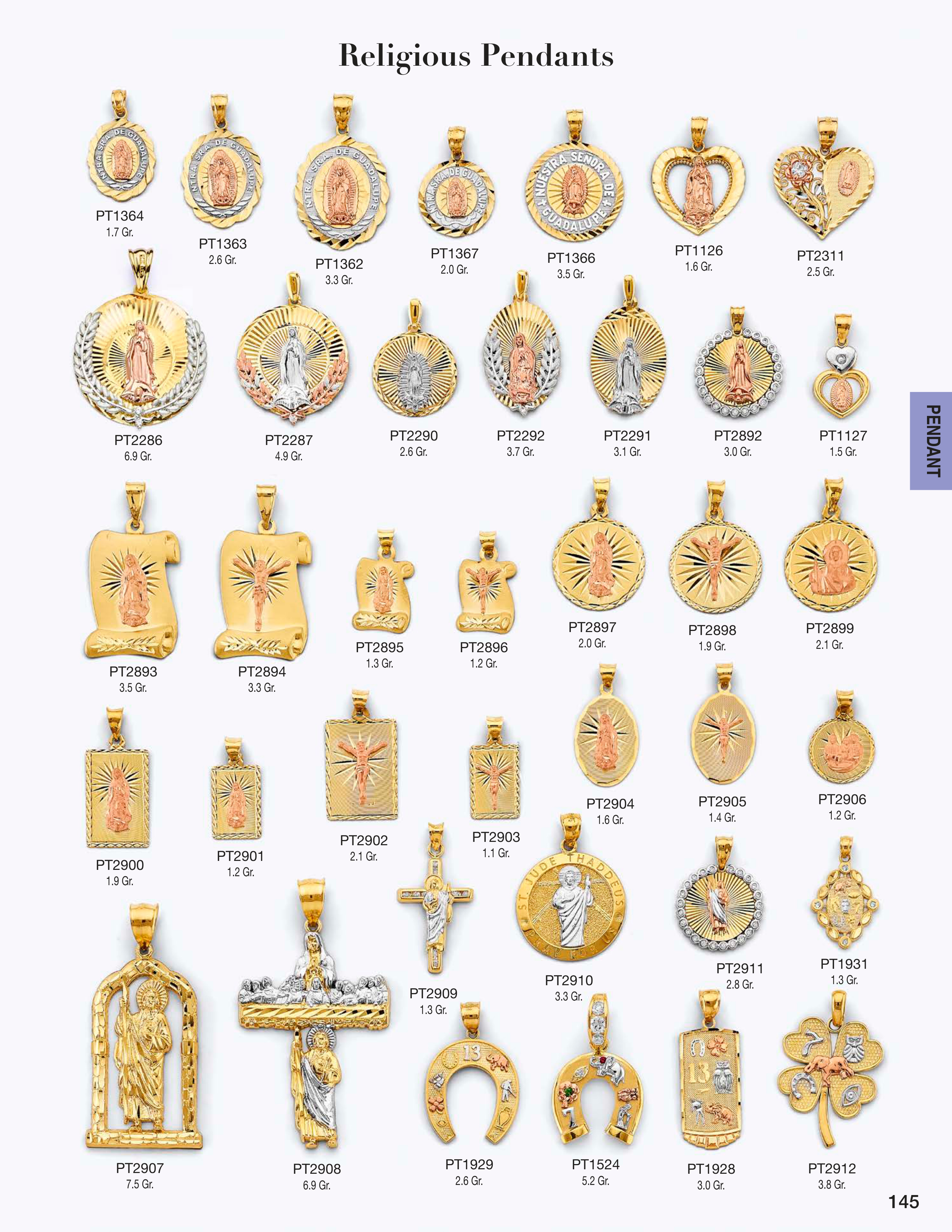 Pendant catalog page 145