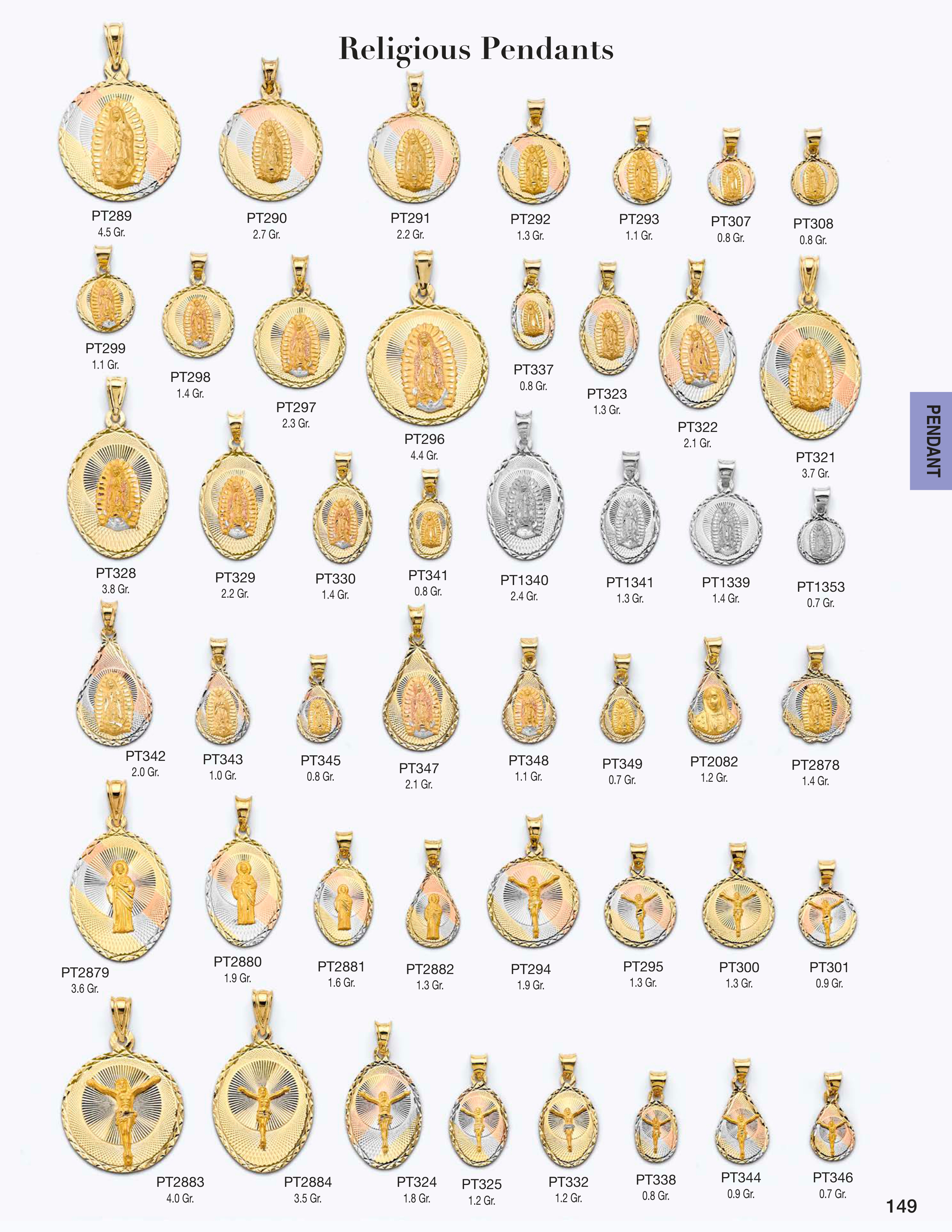Pendant catalog page 149