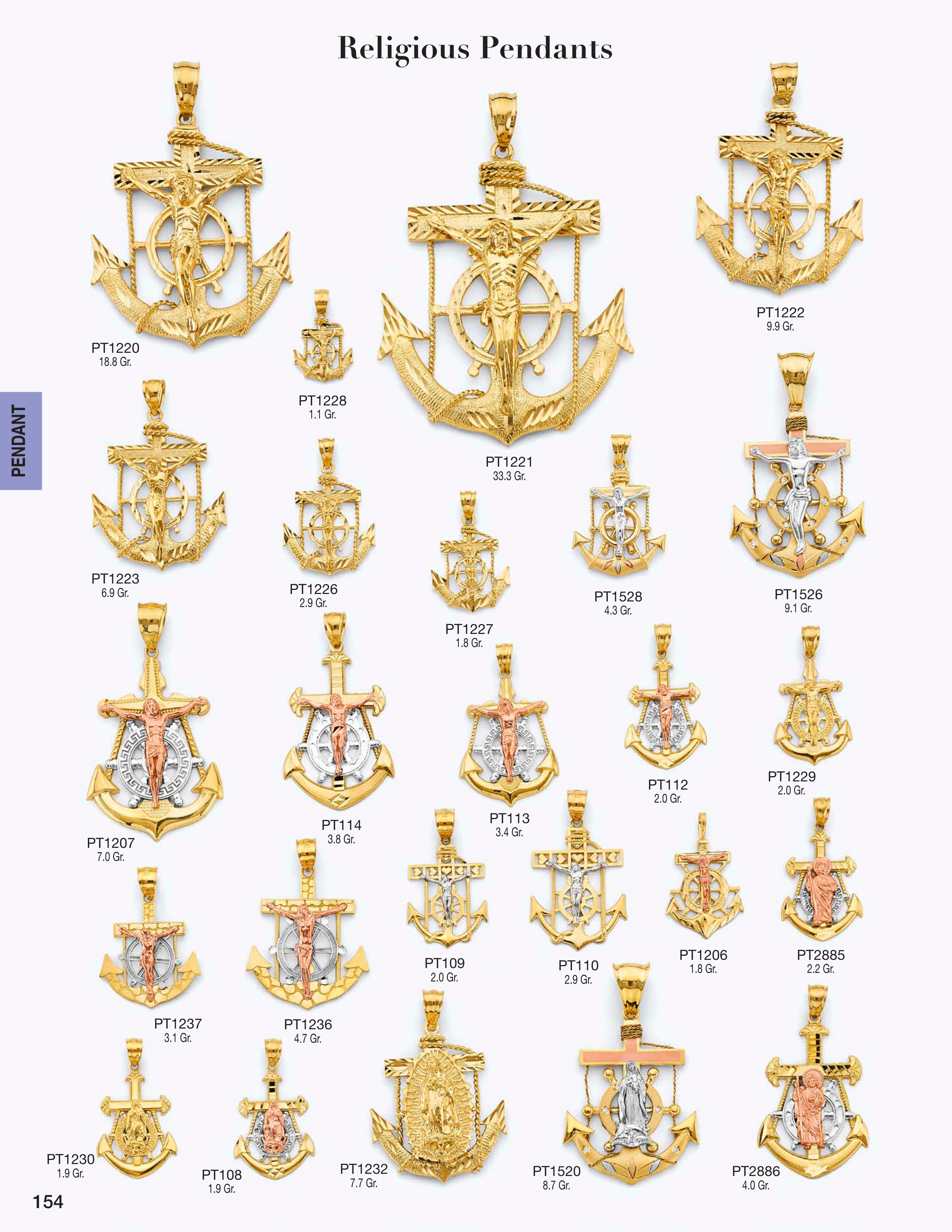 Pendant catalog page 154