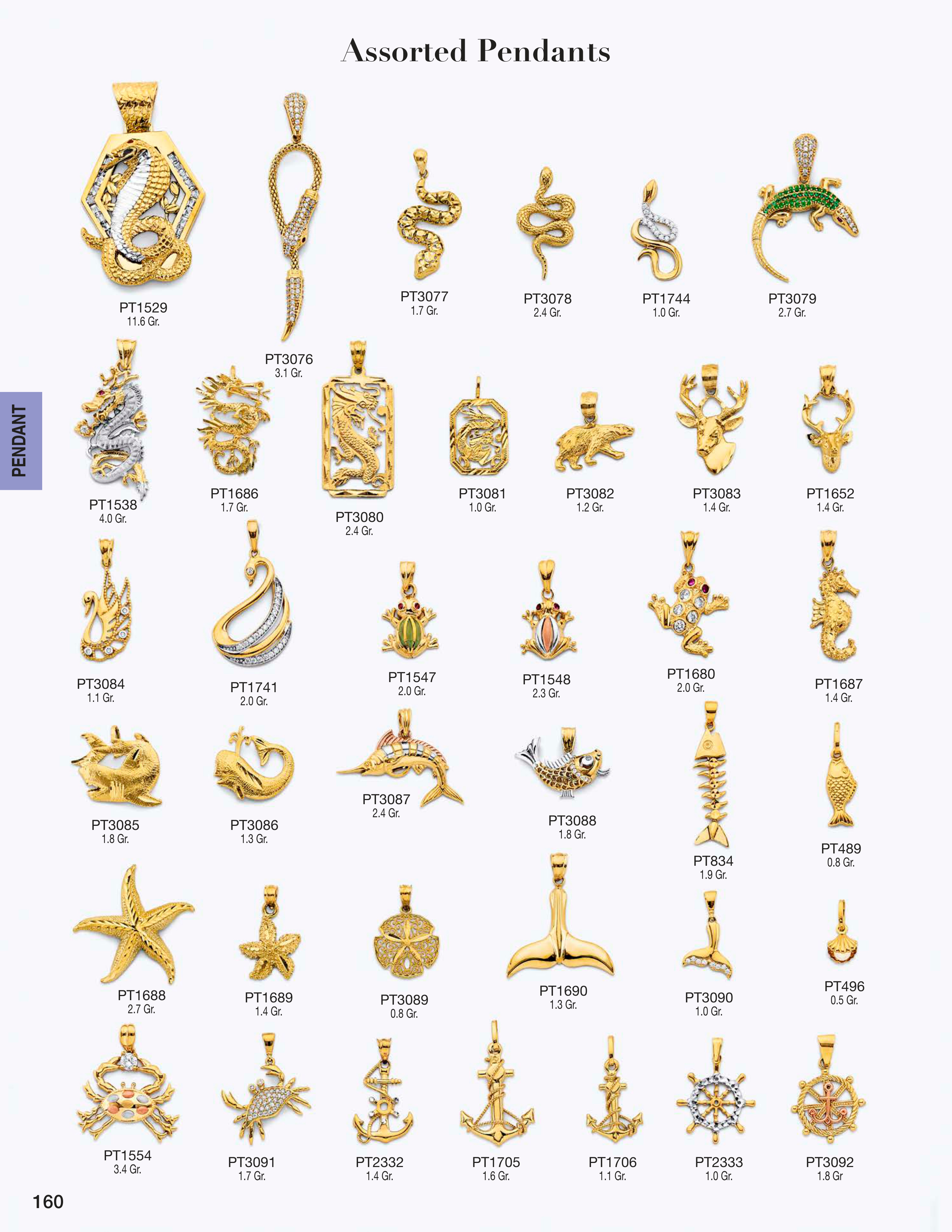 Pendant catalog page 160