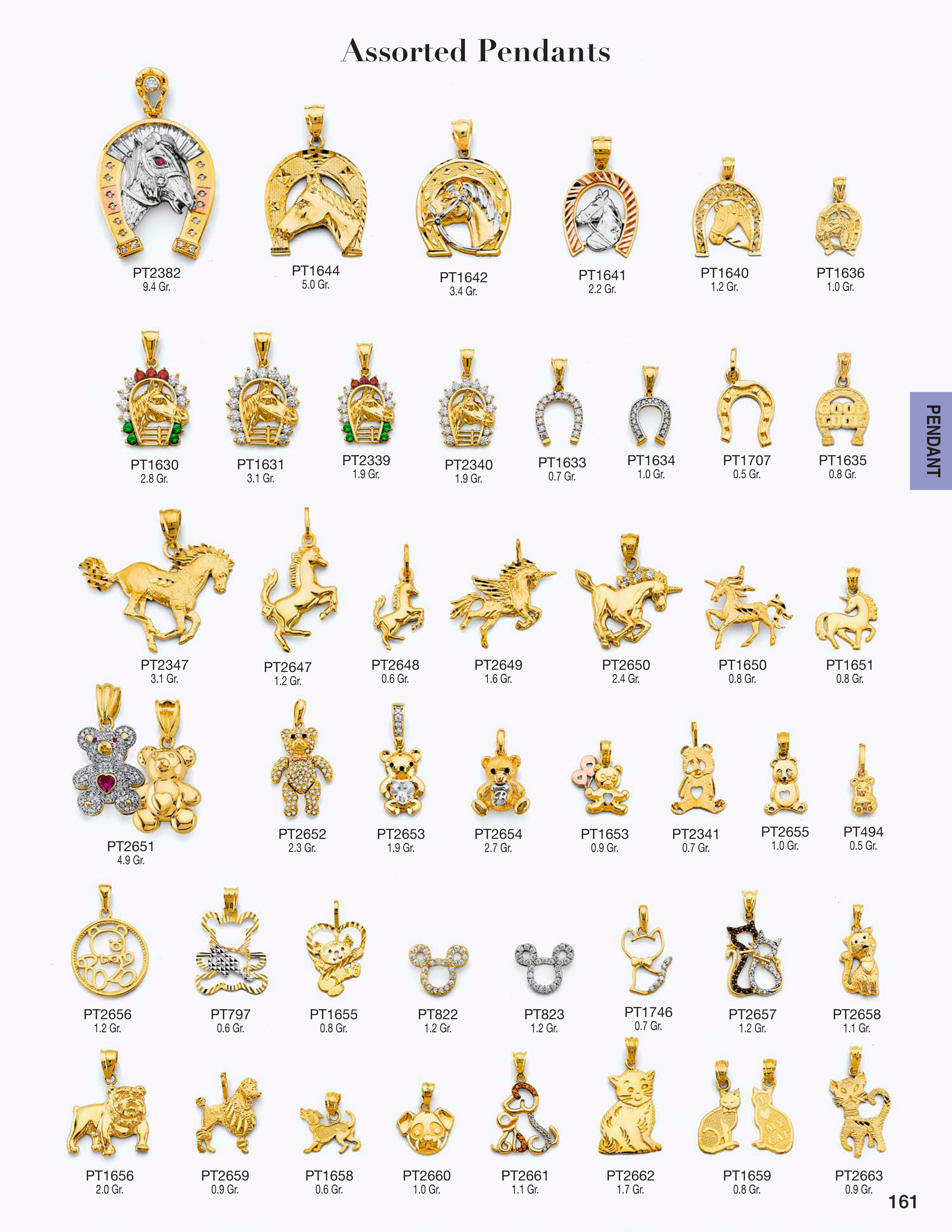 Pendant catalog page 161