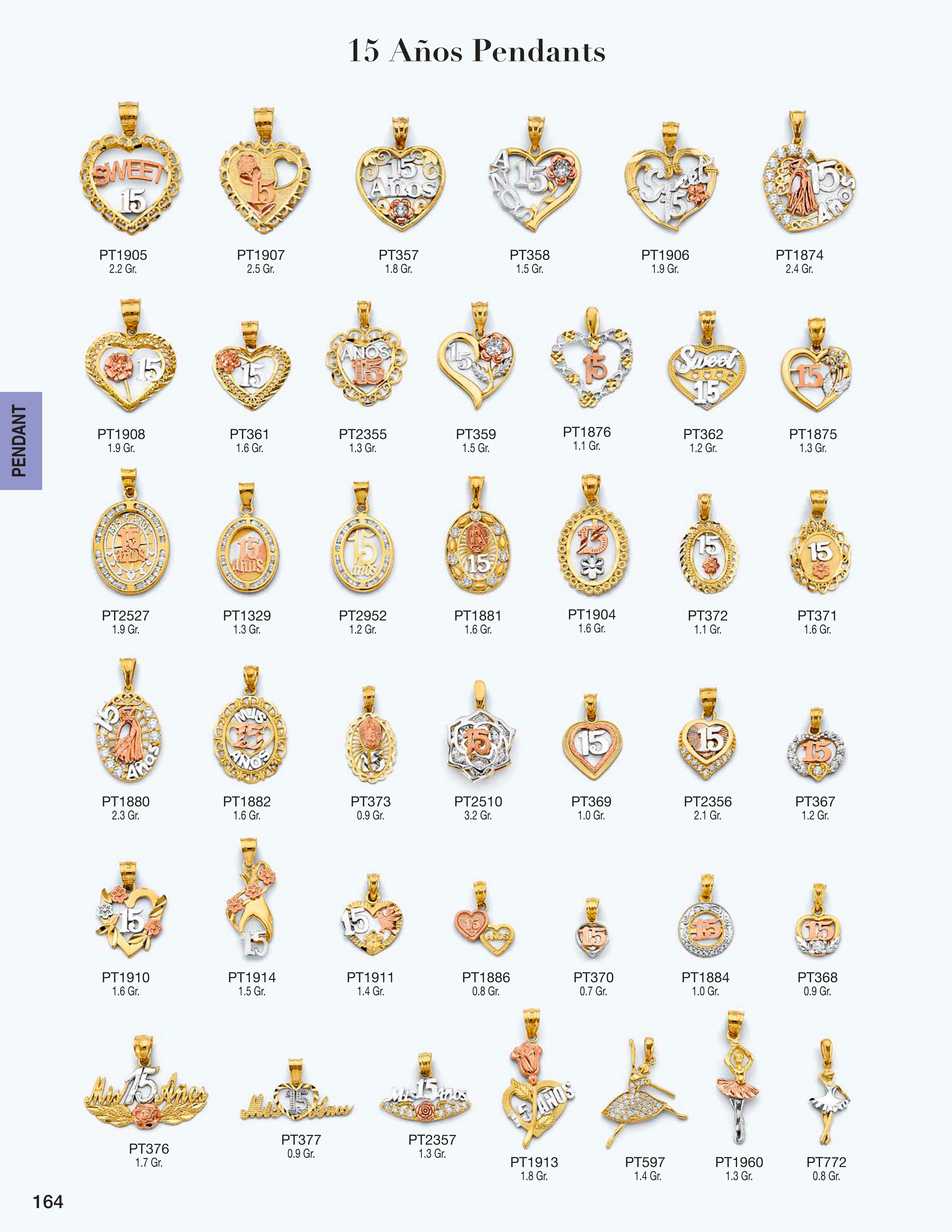 Pendant catalog page 164
