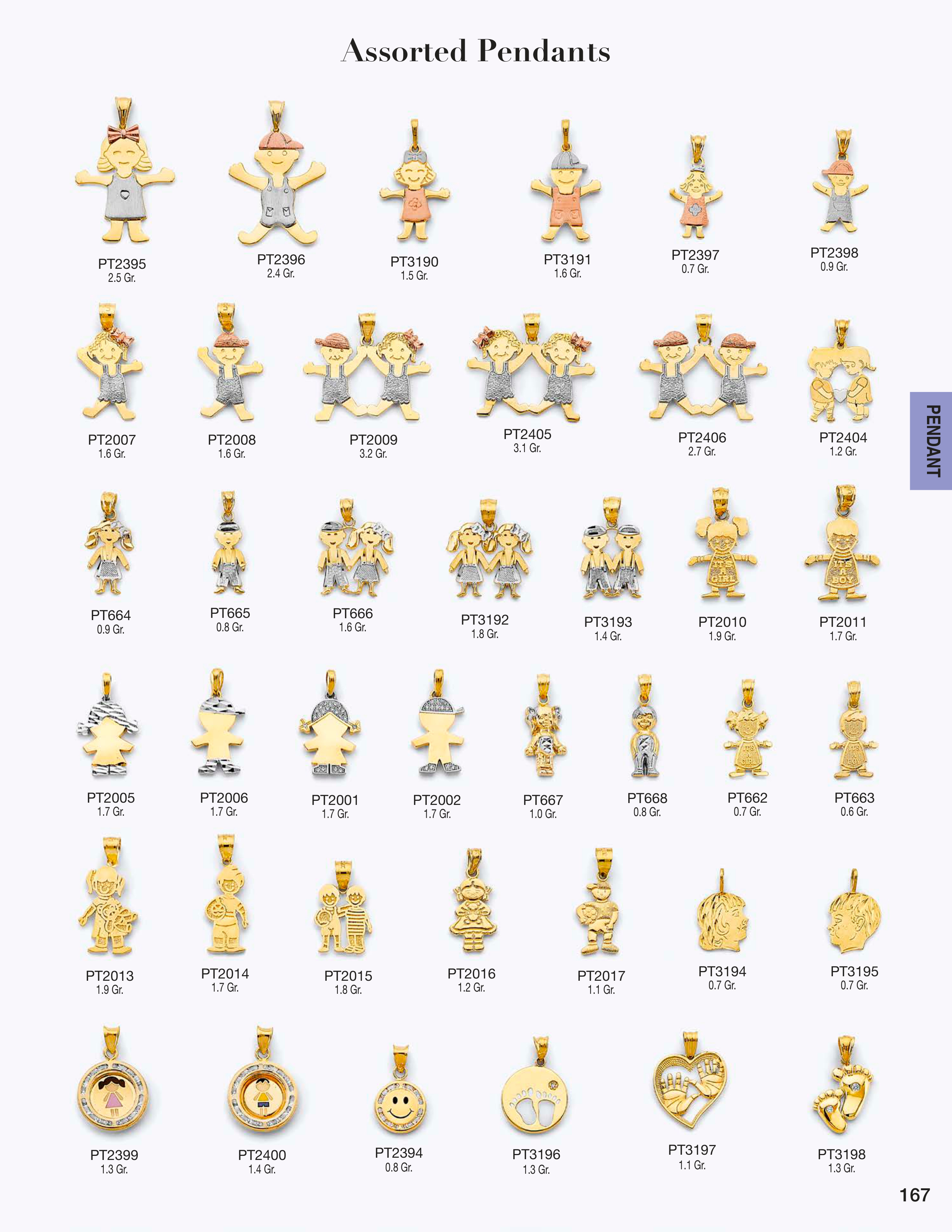 Pendant catalog page 167