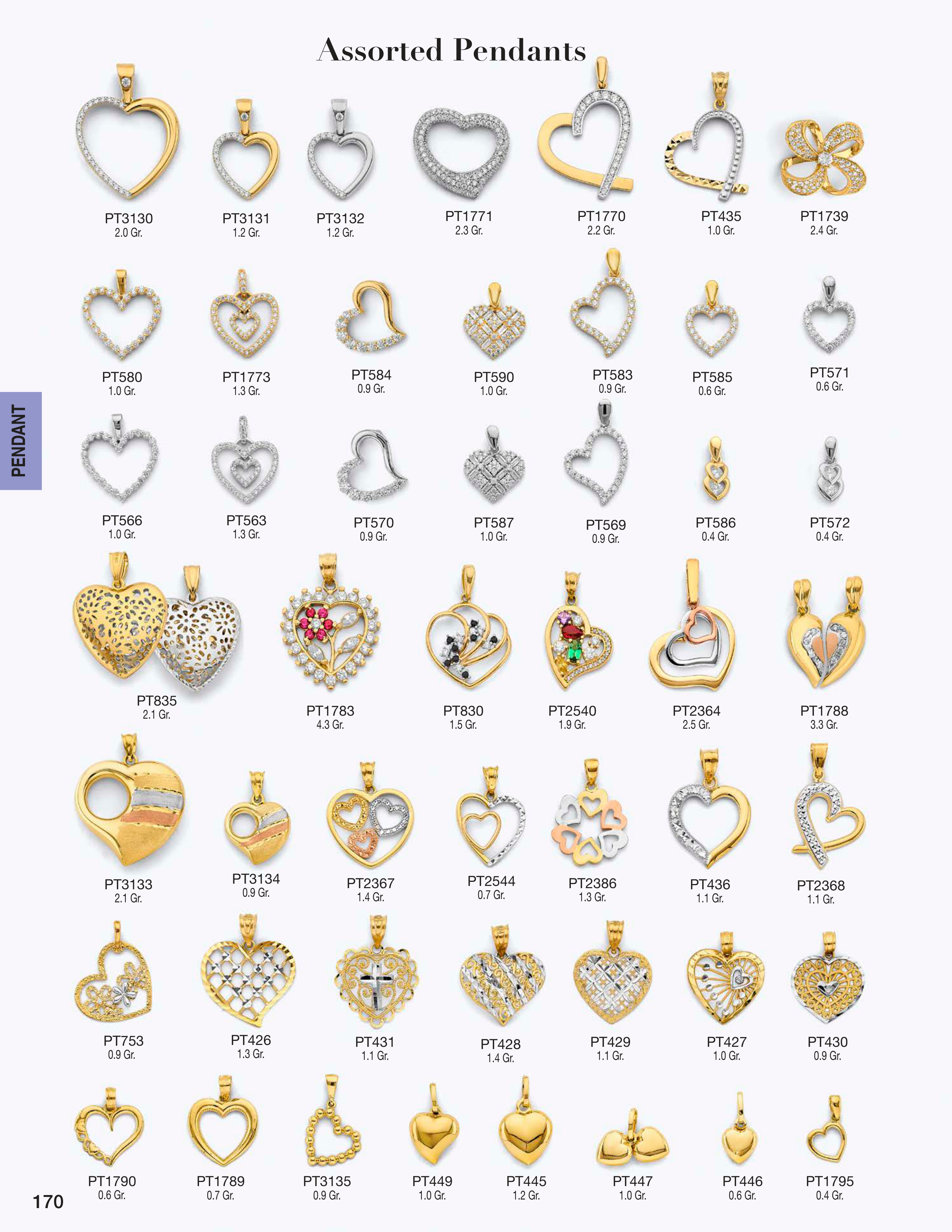 Pendant catalog page 170