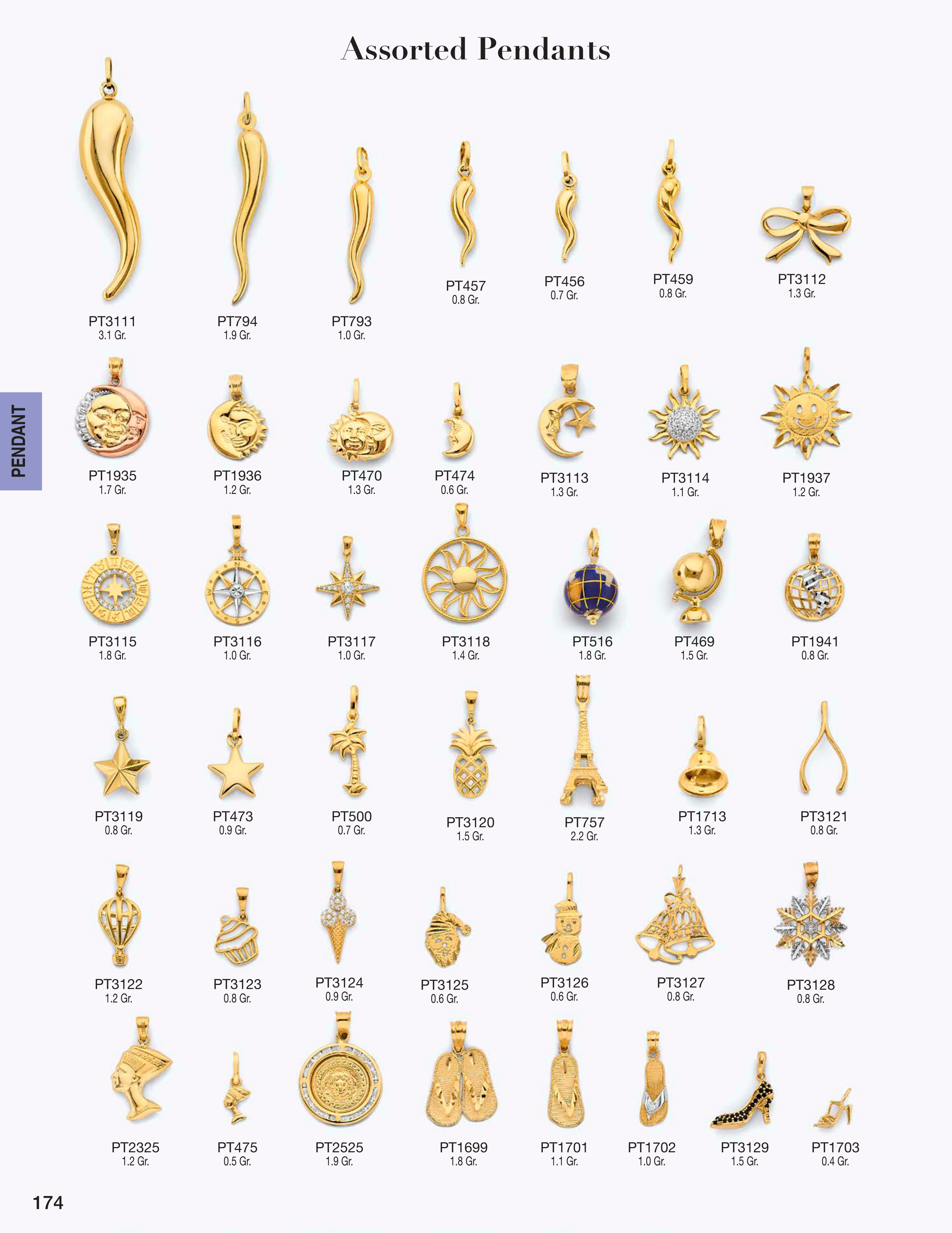 Pendant catalog page 174