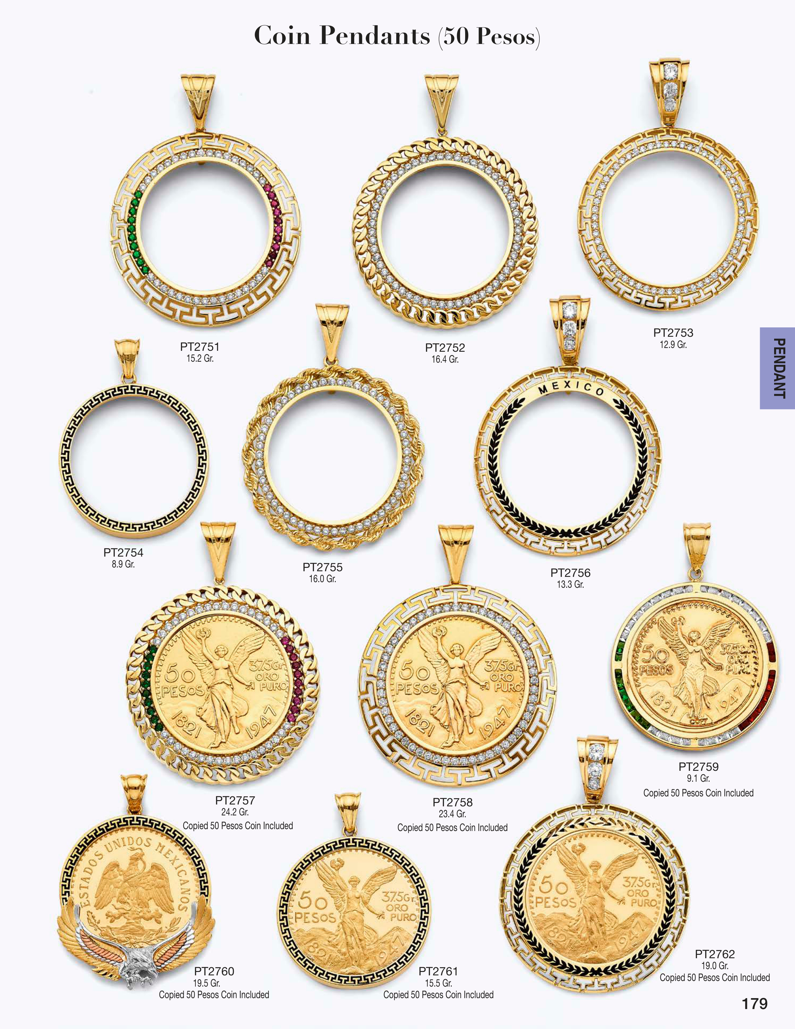 Pendant catalog page 179