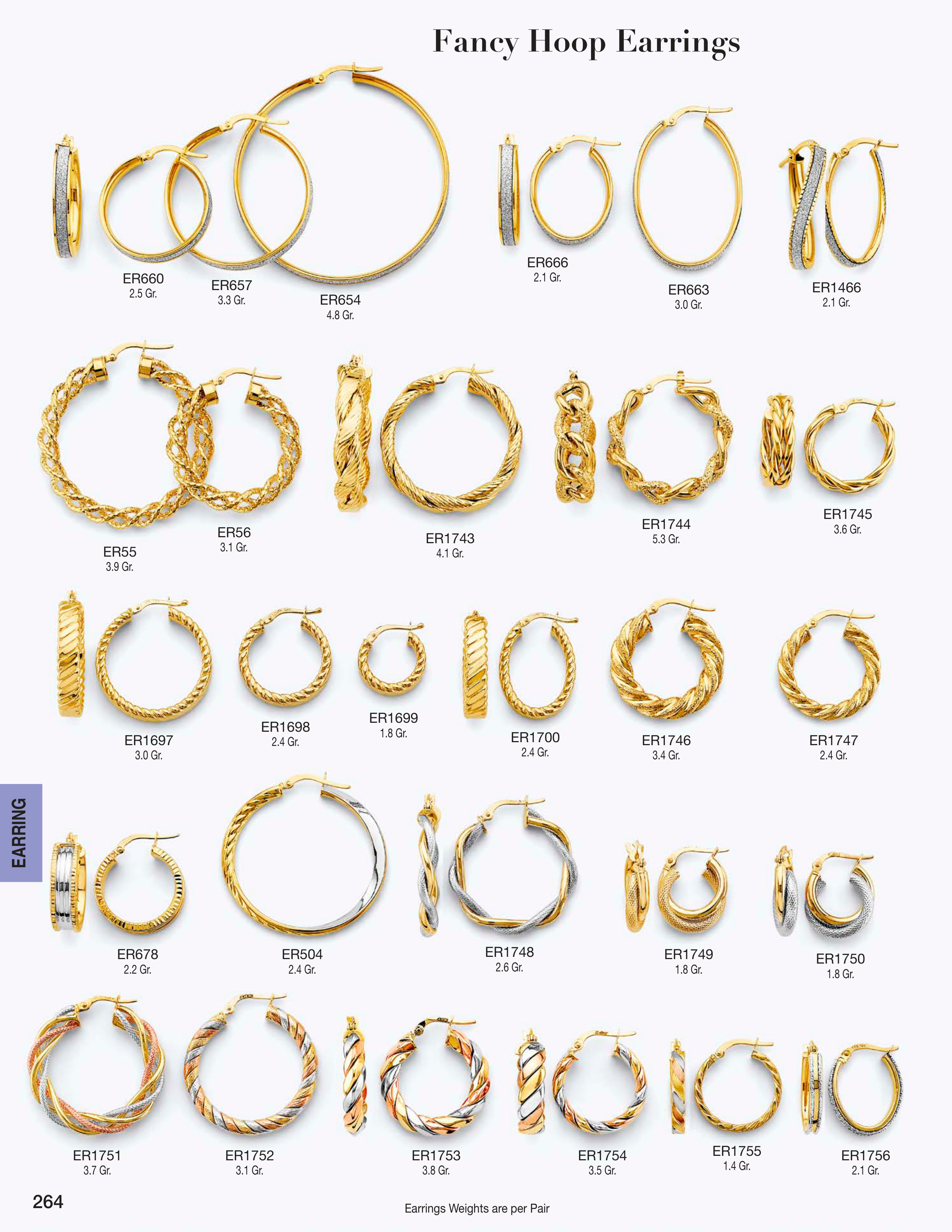 Earring catalog page 264