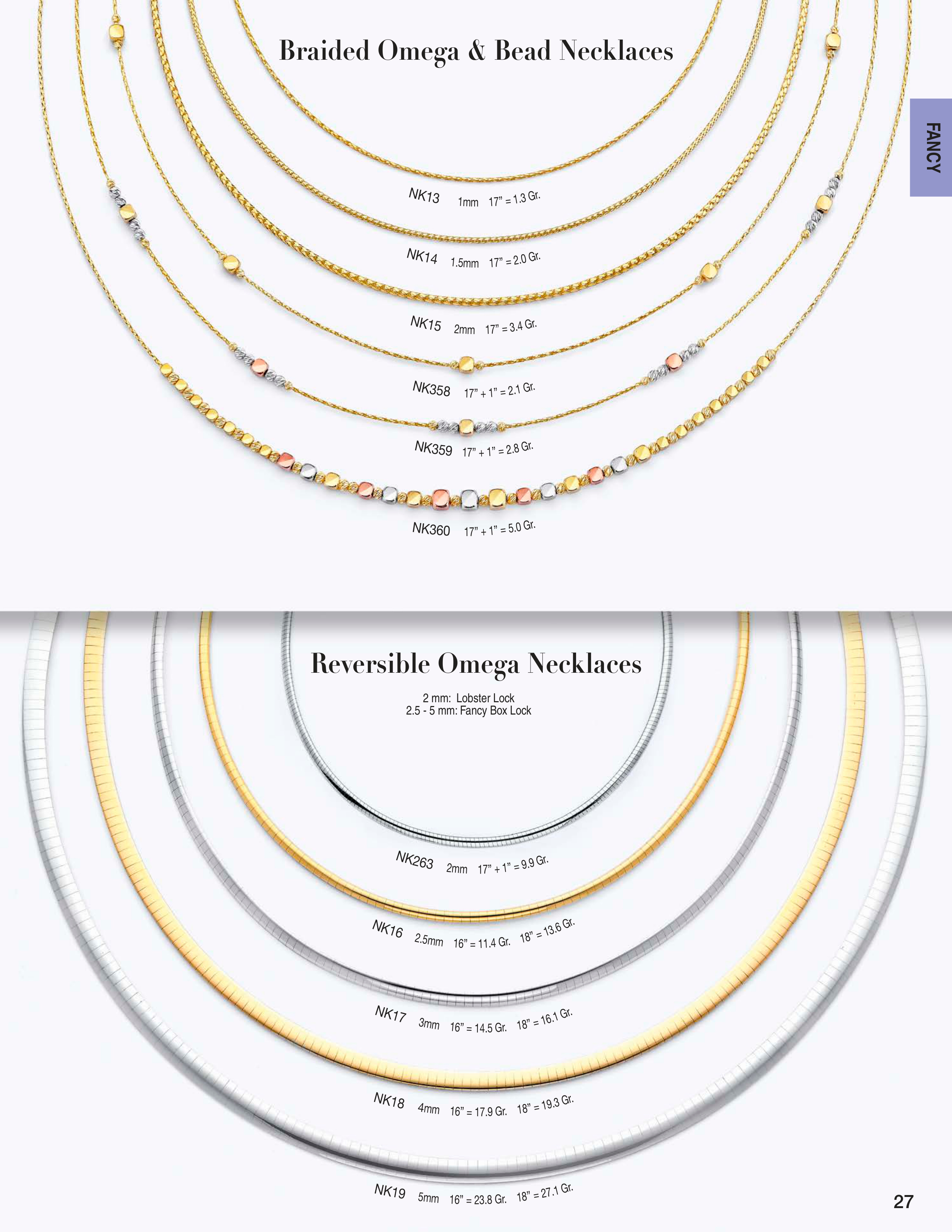 Necklace & Bracelet catalog page 27