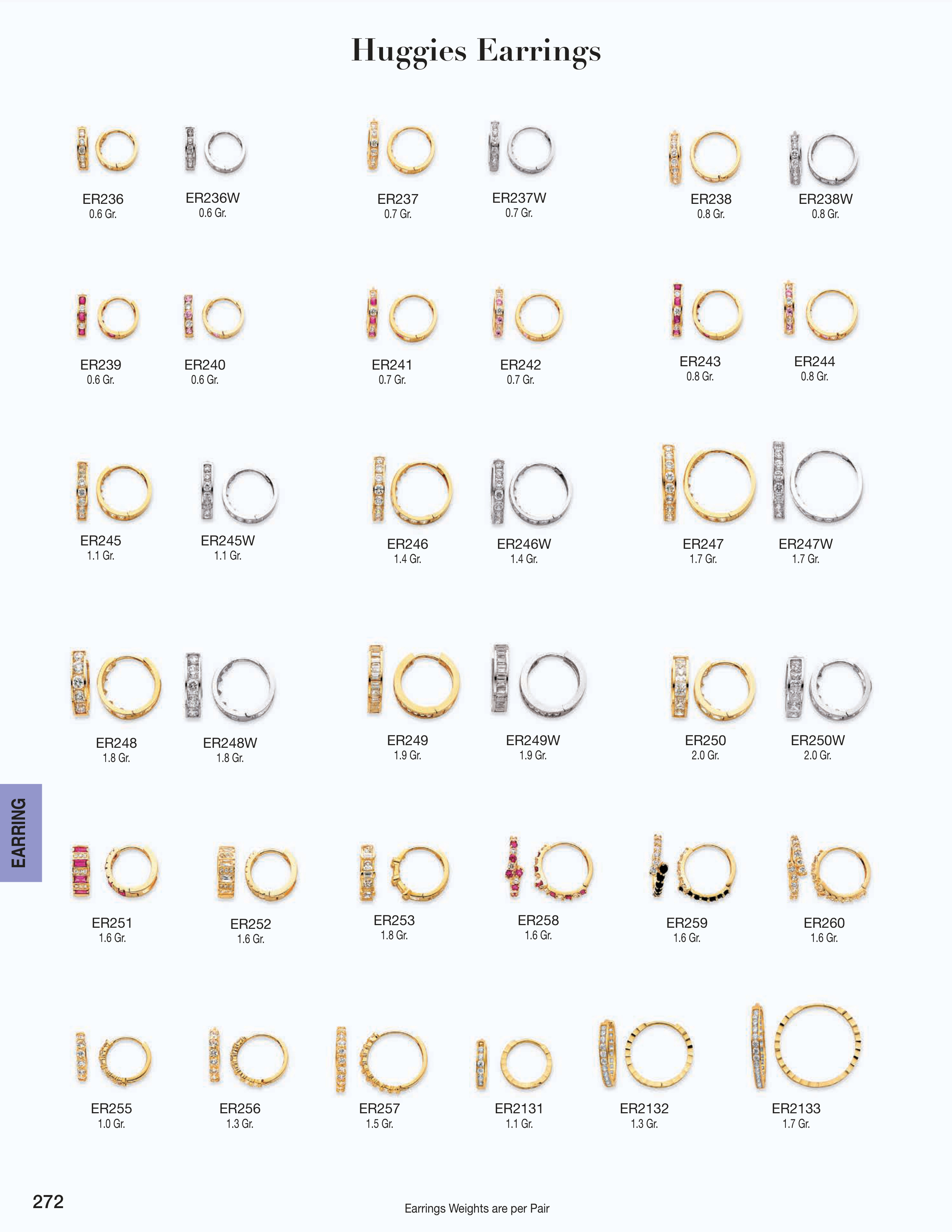 Earring catalog page 272