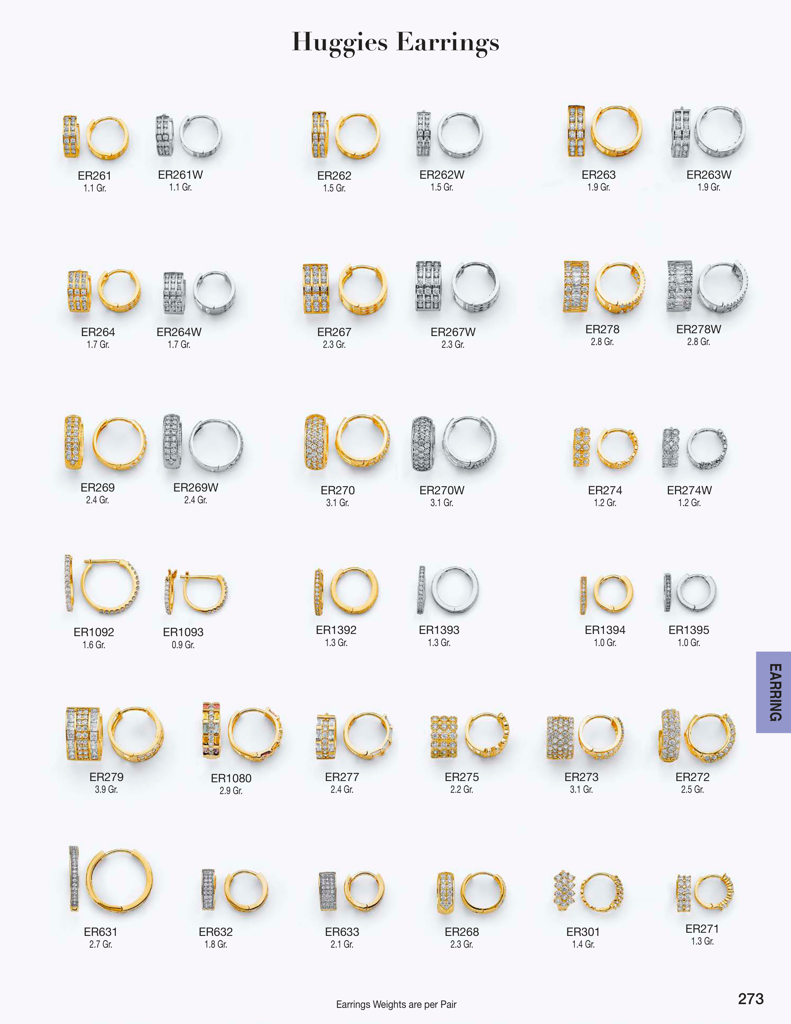 Earring catalog page 273