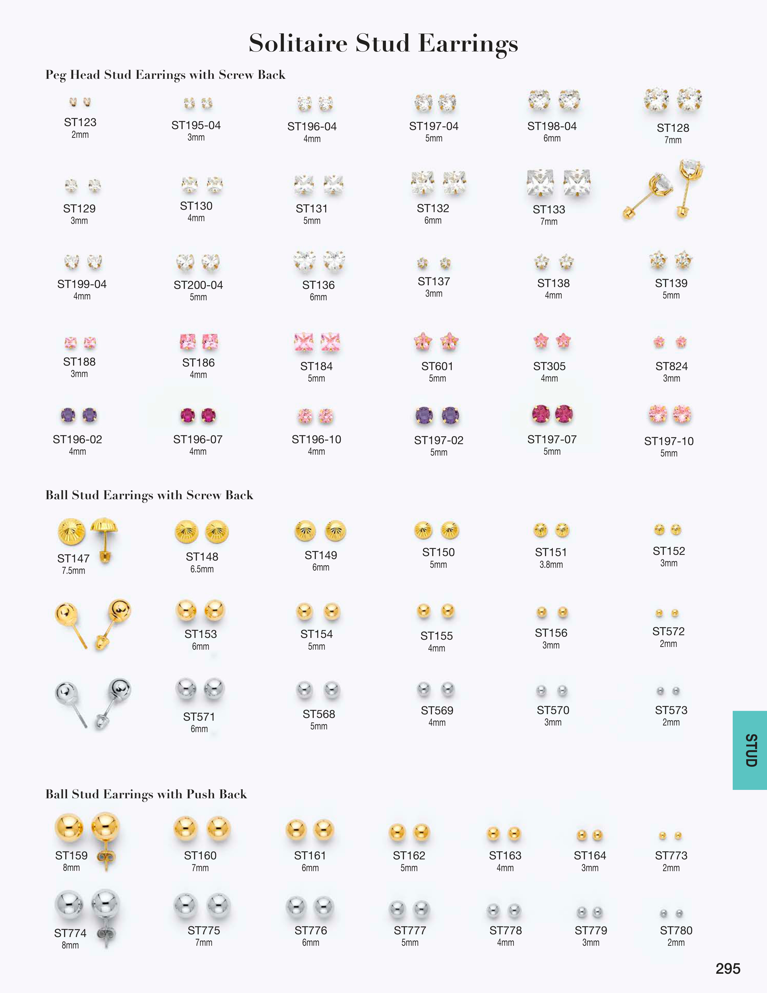 Stud Earring & Others catalog page 295
