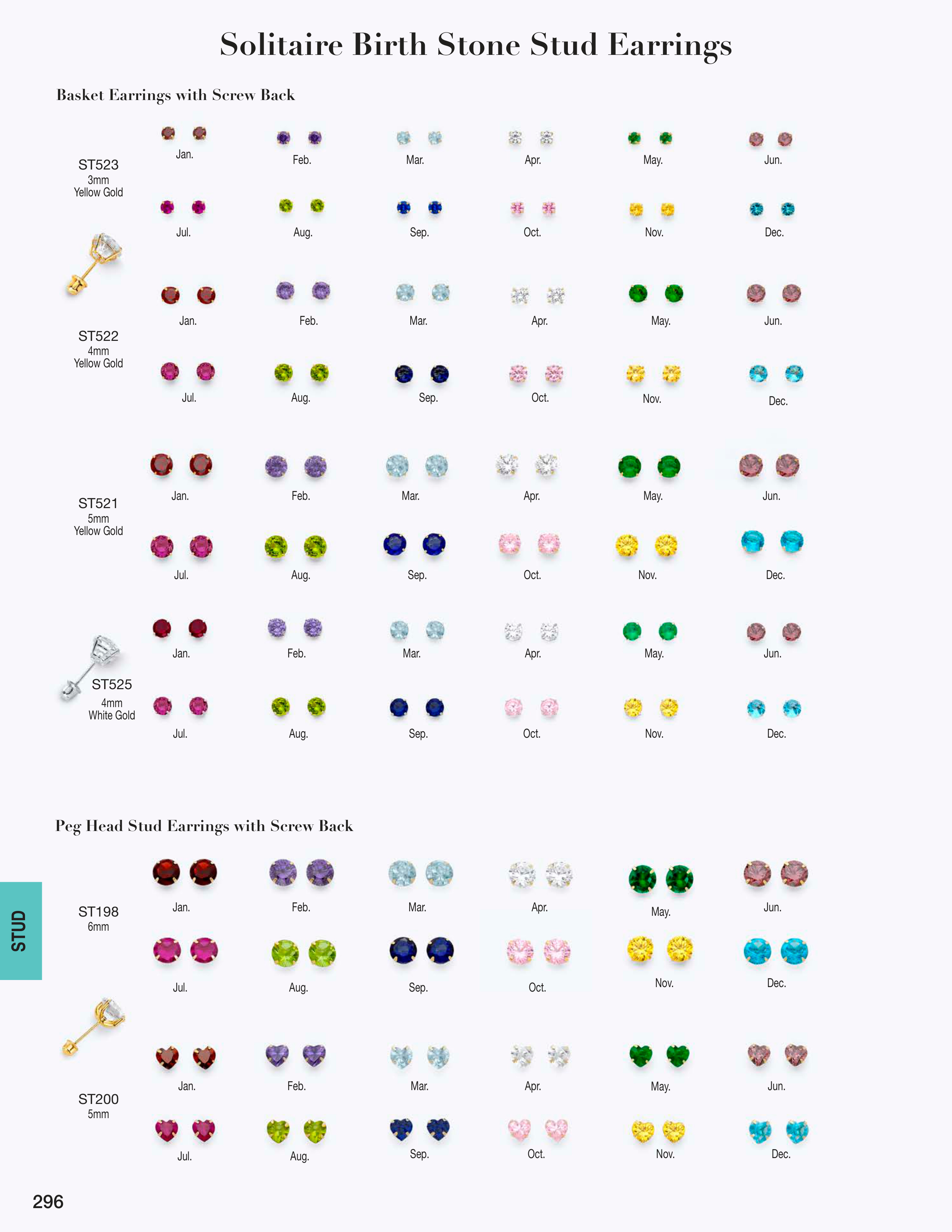 Stud Earring & Others catalog page 296