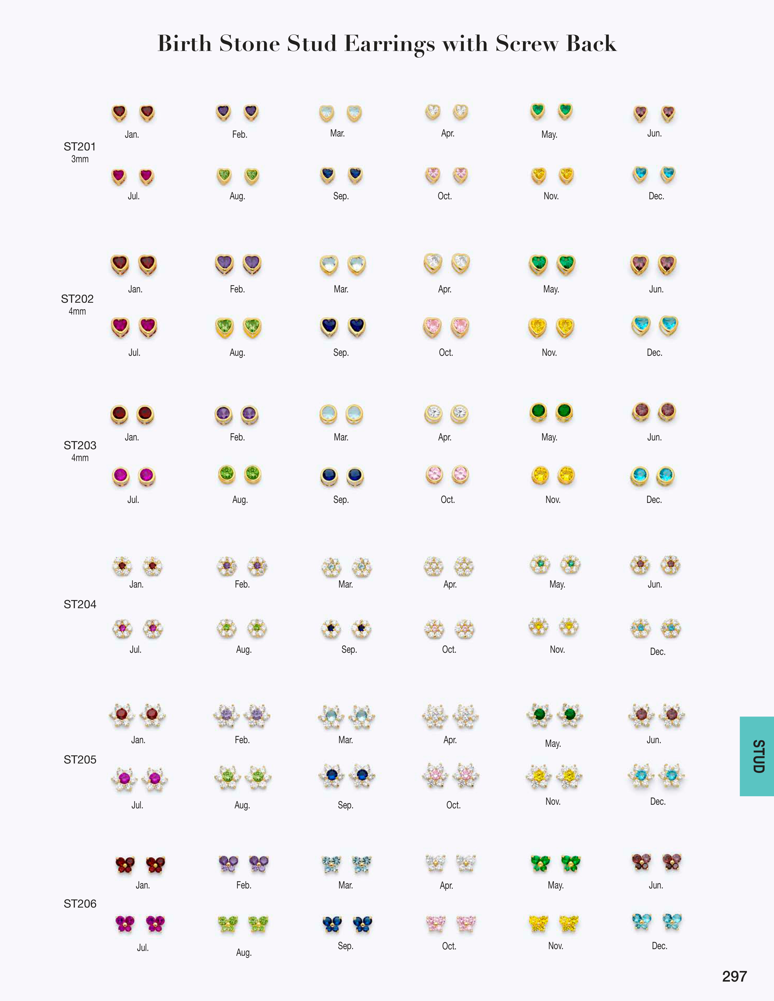 Stud Earring & Others catalog page 297