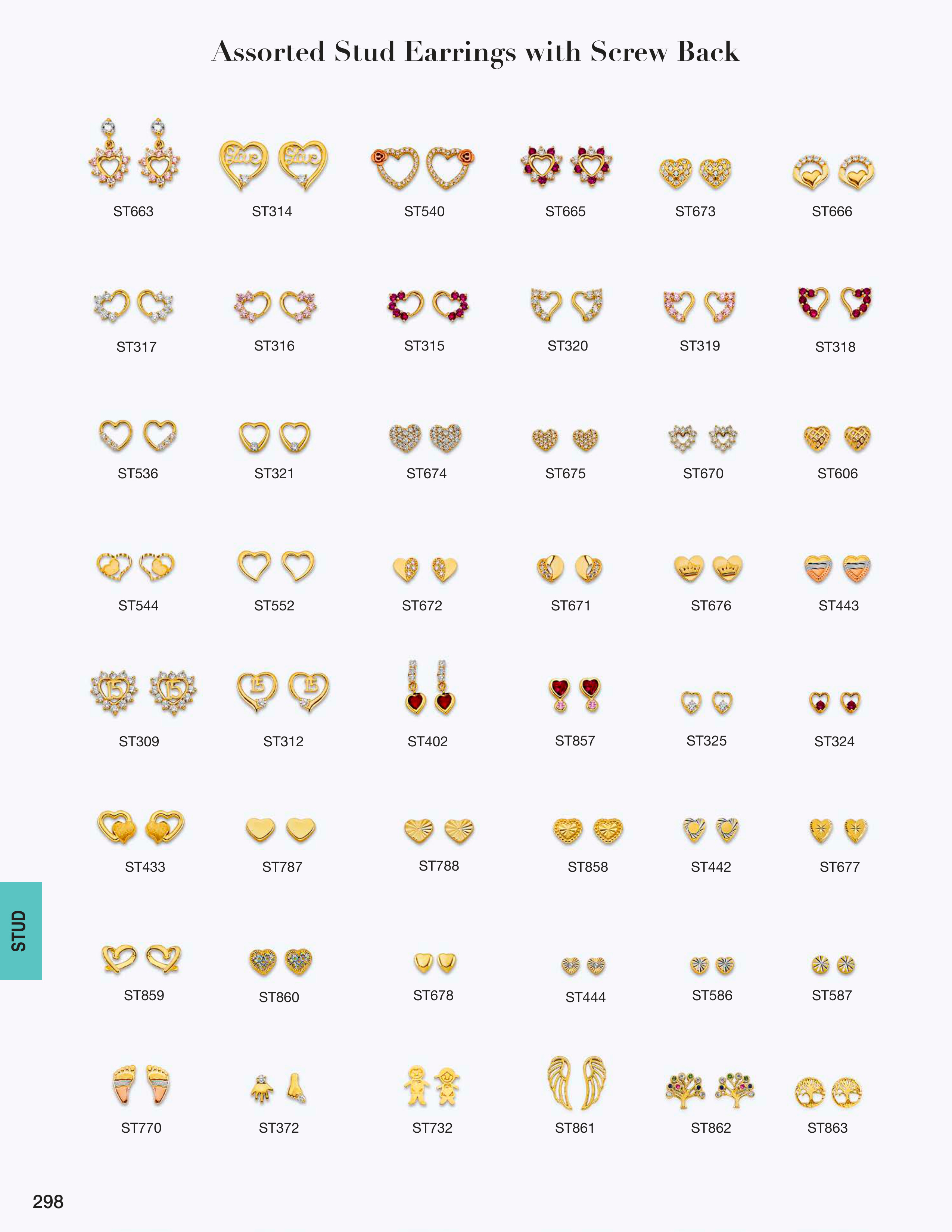Stud Earring & Others catalog page 298