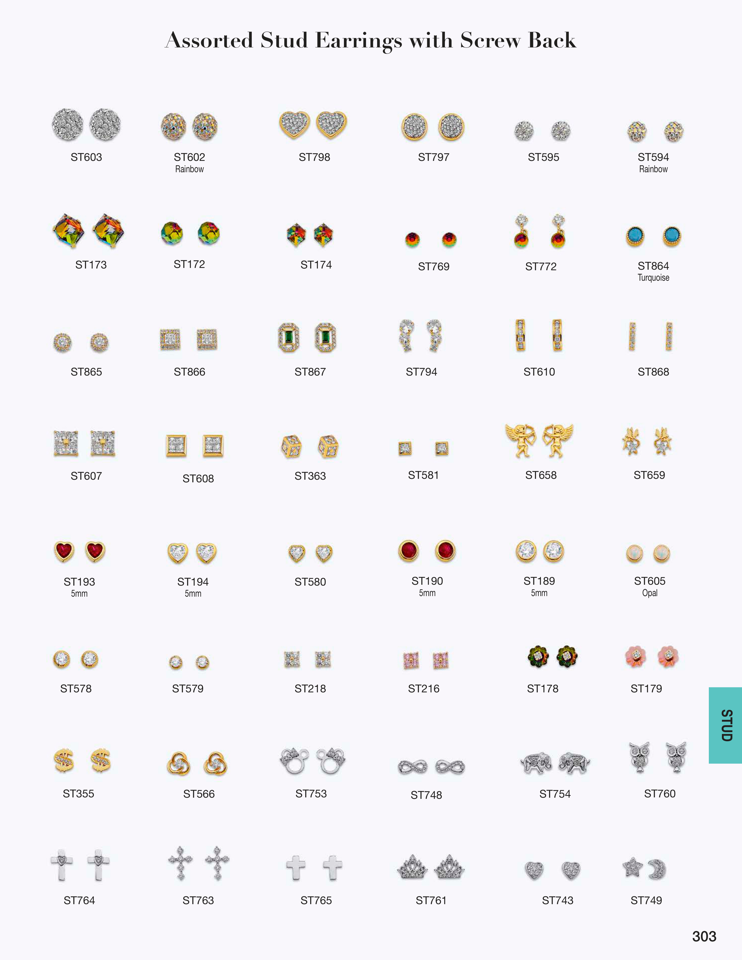 Stud Earring & Others catalog page 303