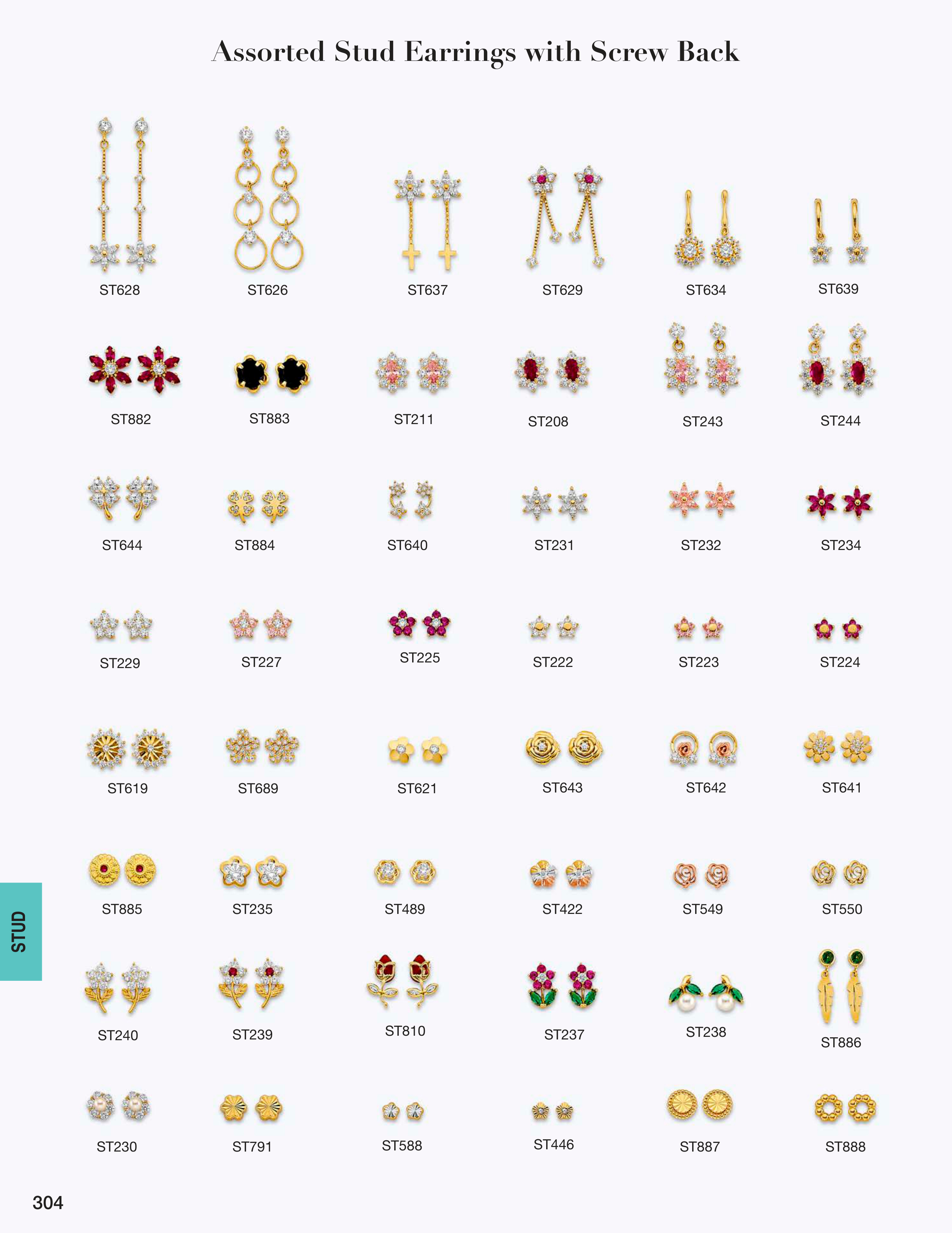 Stud Earring & Others catalog page 304