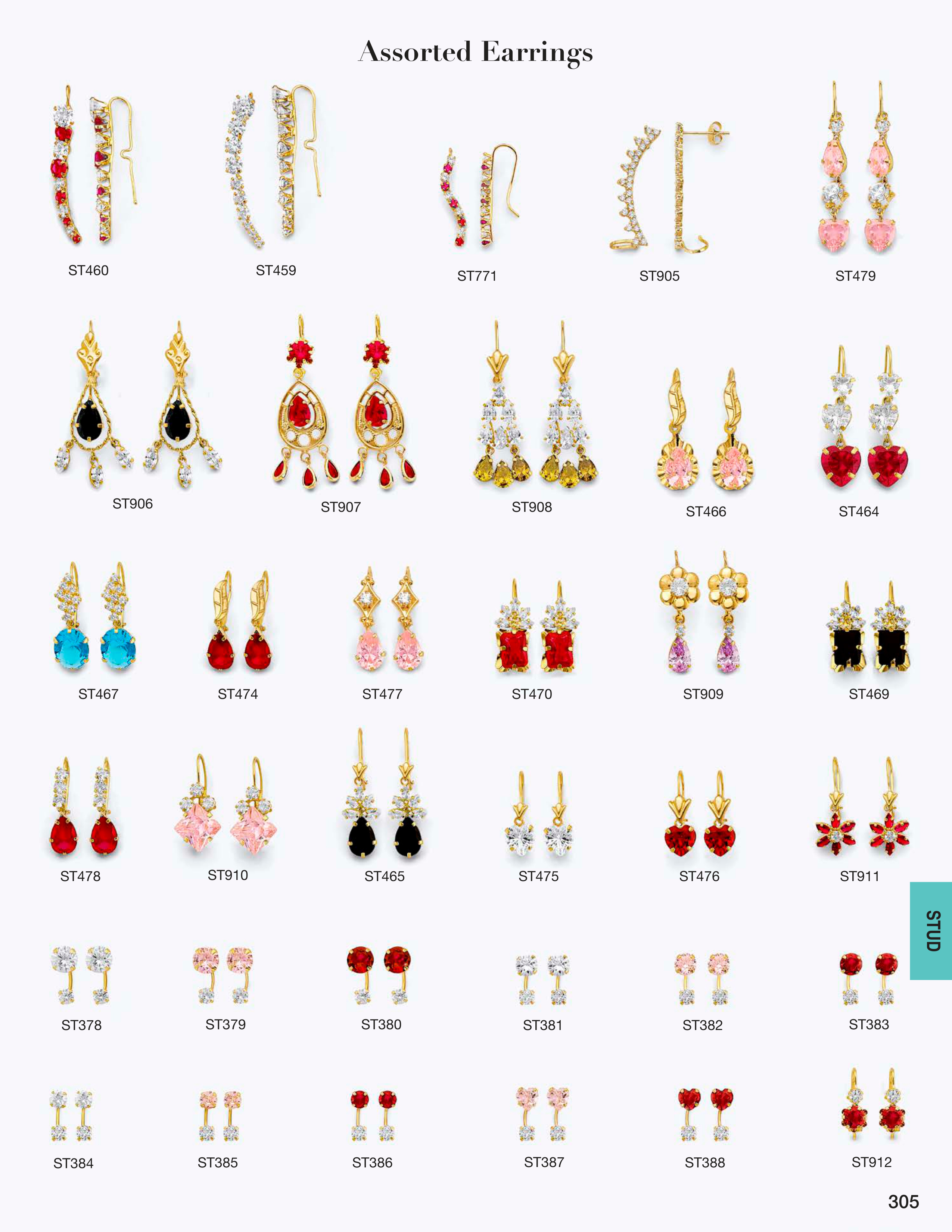 Stud Earring & Others catalog page 305