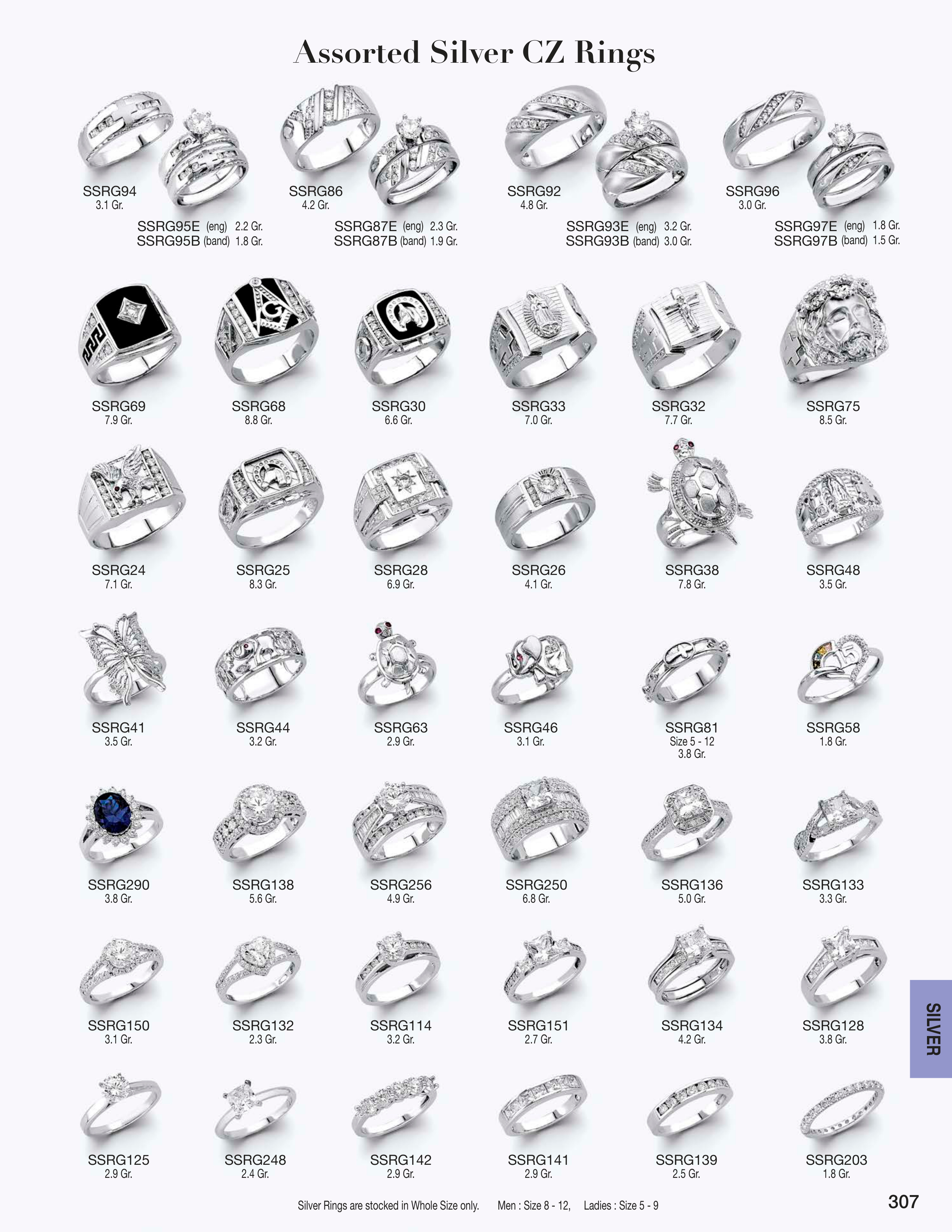 Silver Jewelry catalog page 307