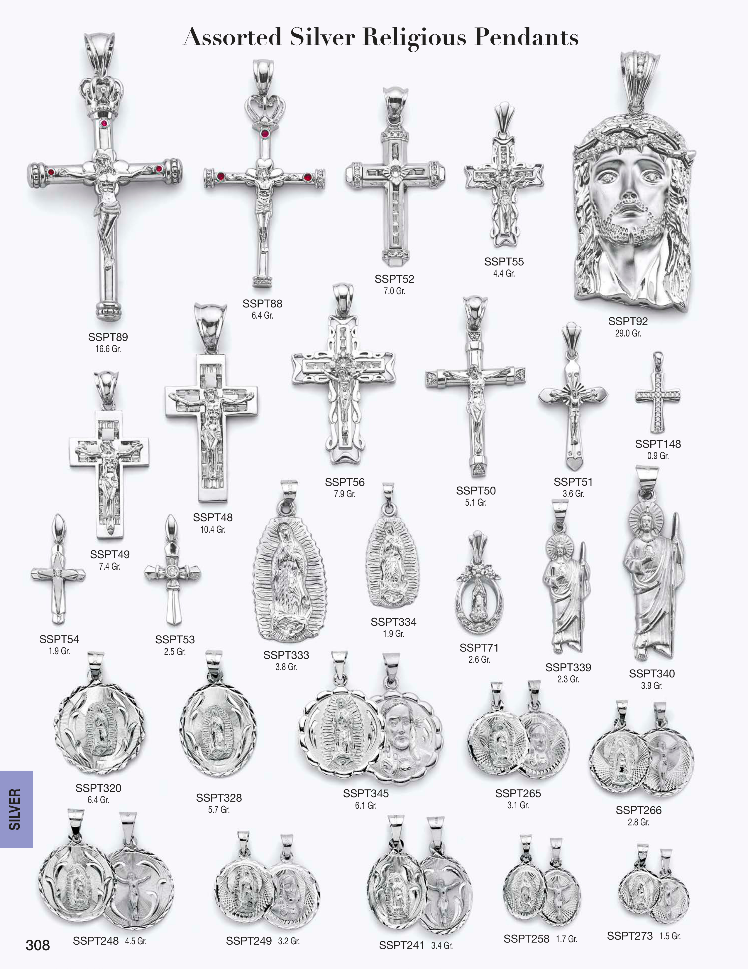 Silver Jewelry catalog page 308