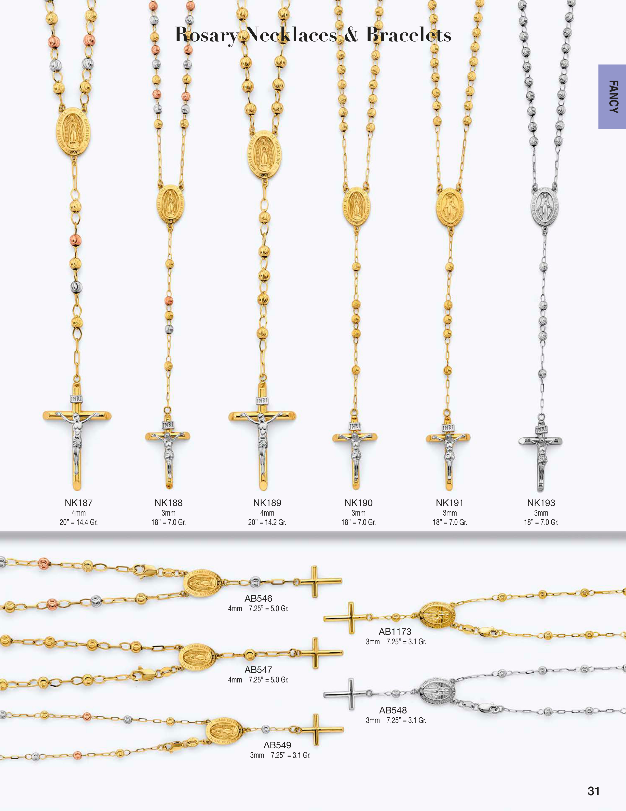 Necklace & Bracelet catalog page 31