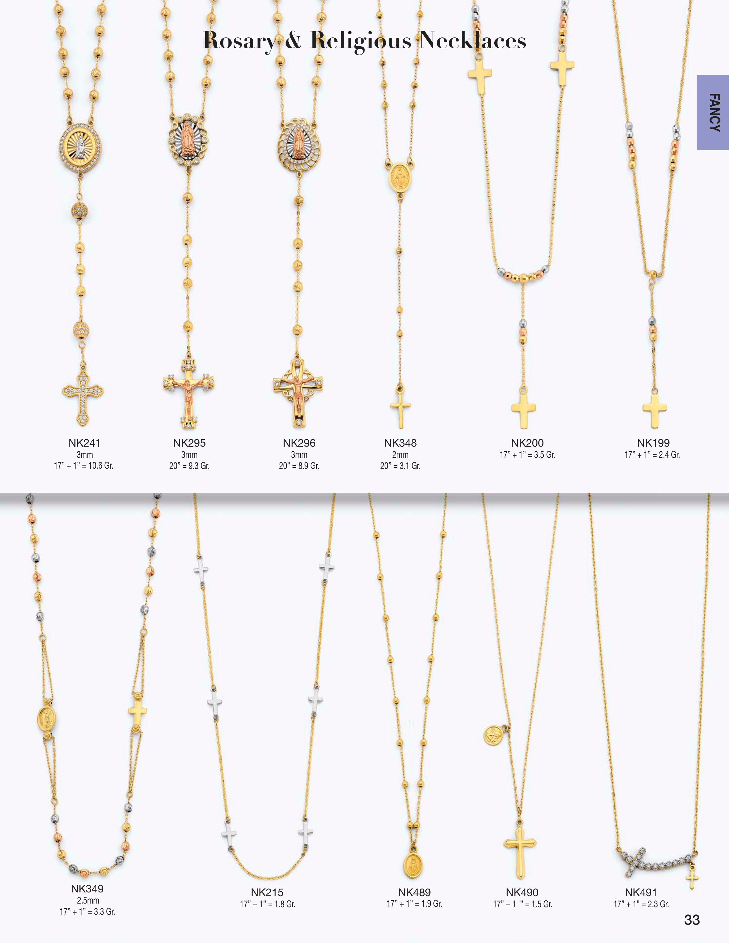 Necklace & Bracelet catalog page 33