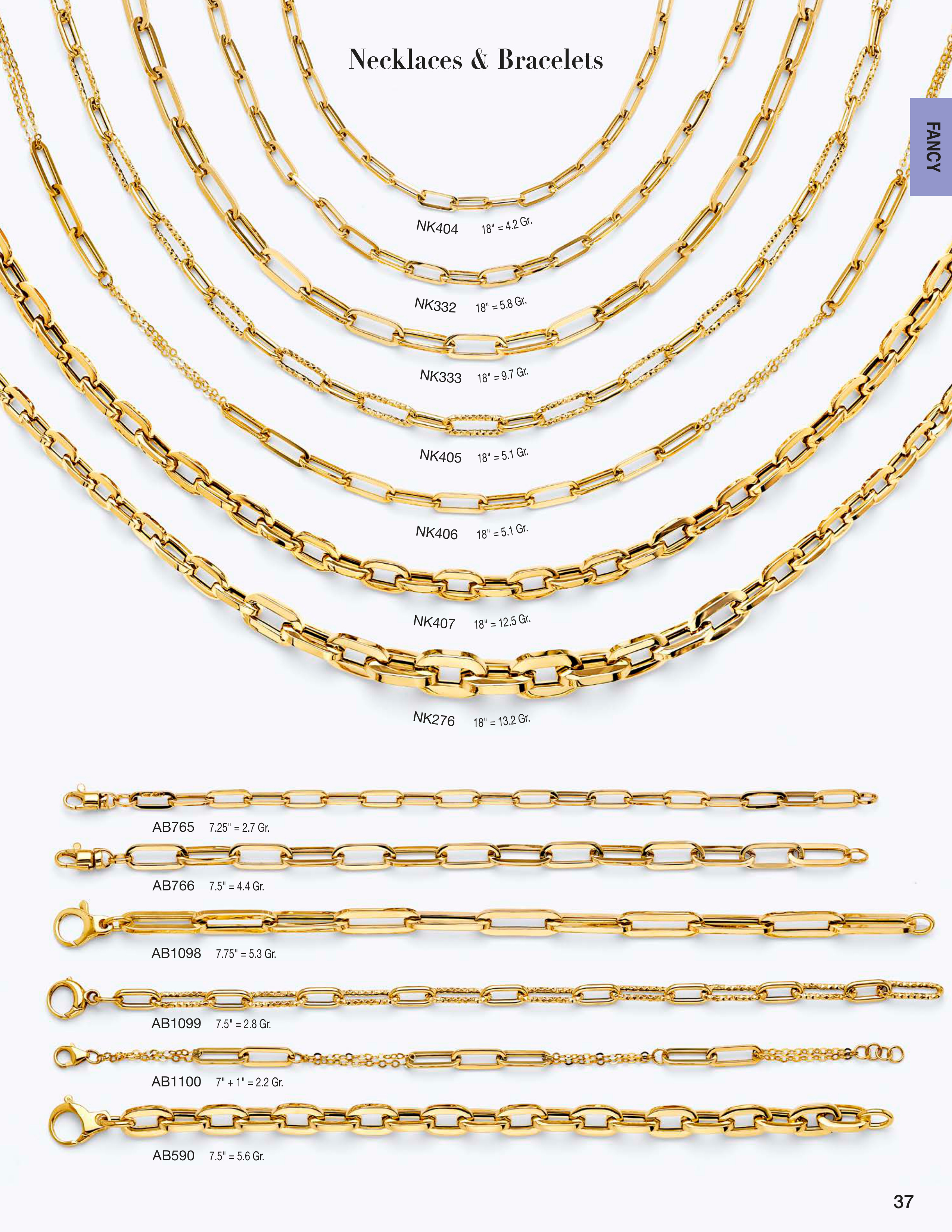 Necklace & Bracelet catalog page 37