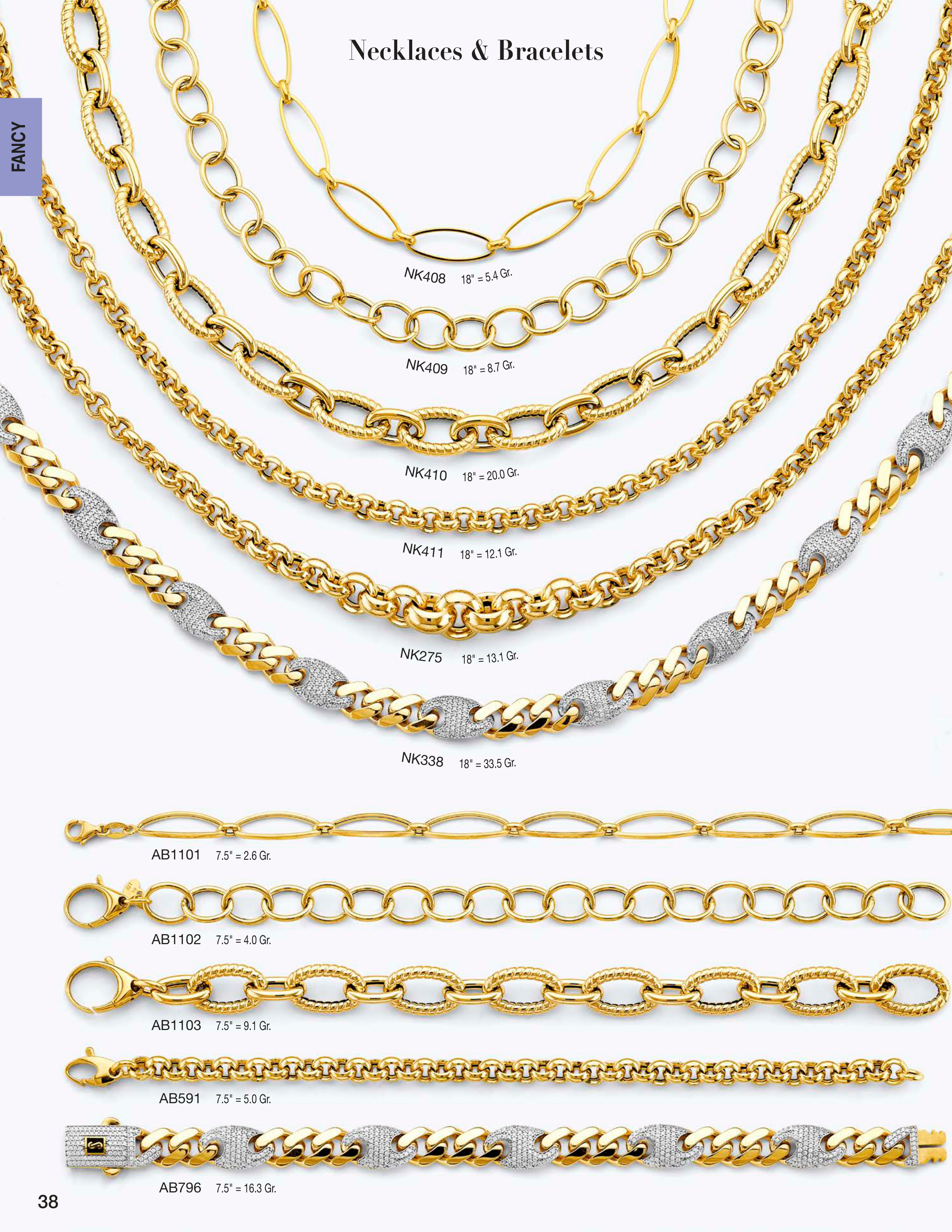 Necklace & Bracelet catalog page 38