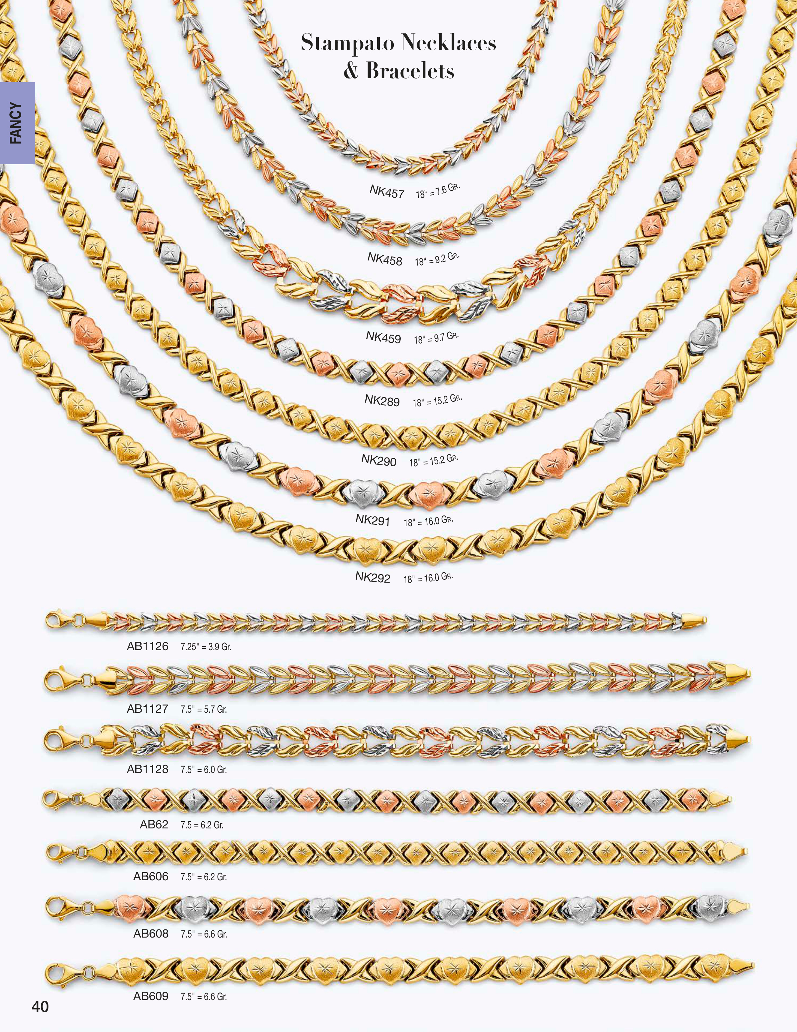 Necklace & Bracelet catalog page 40