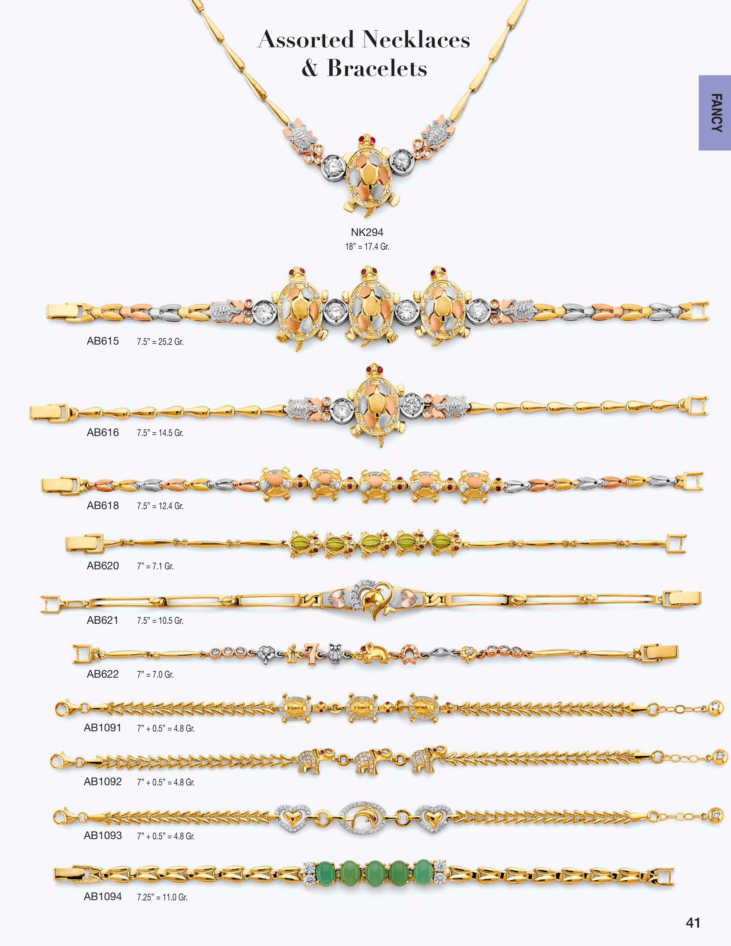 Necklace & Bracelet catalog page 41