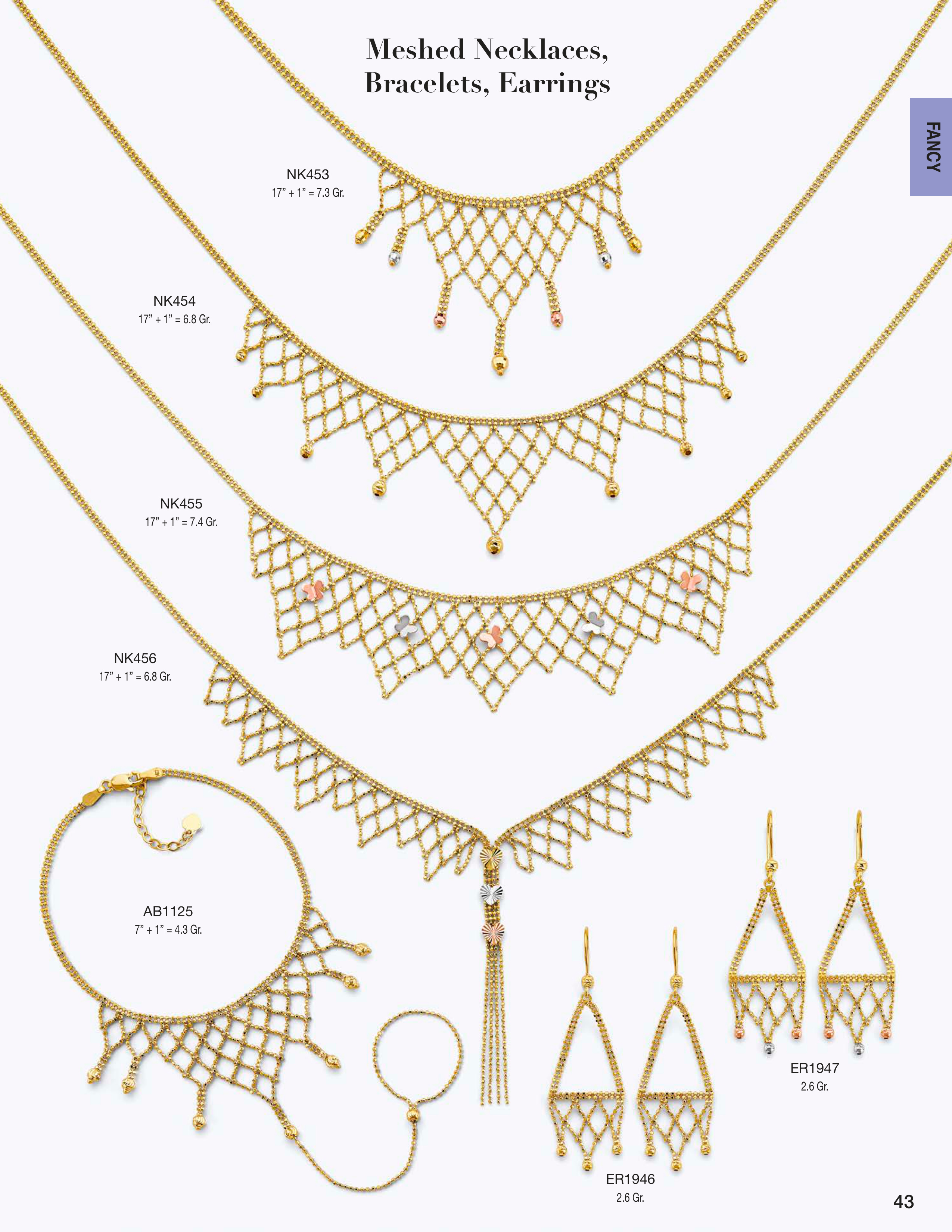 Necklace & Bracelet catalog page 43