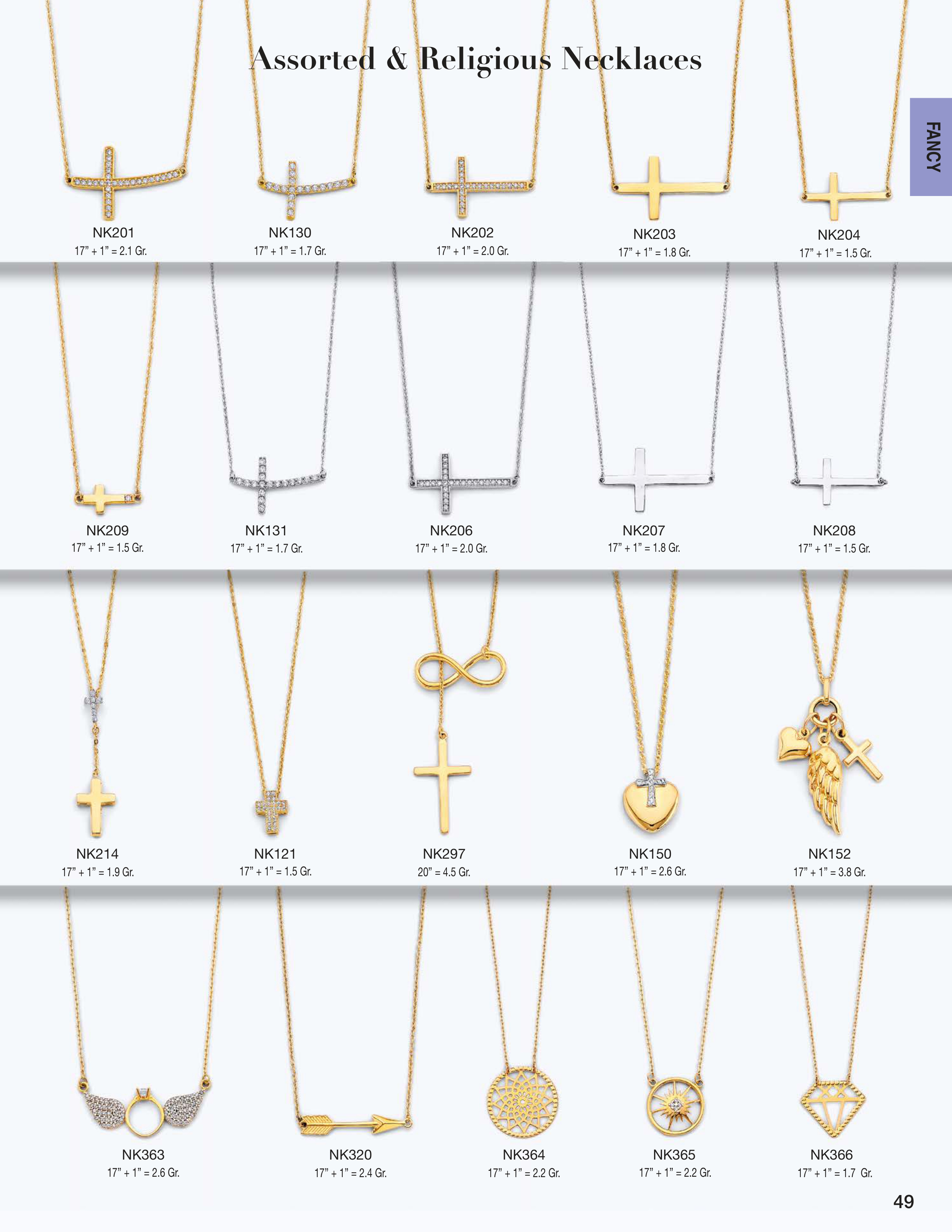 Necklace & Bracelet catalog page 49