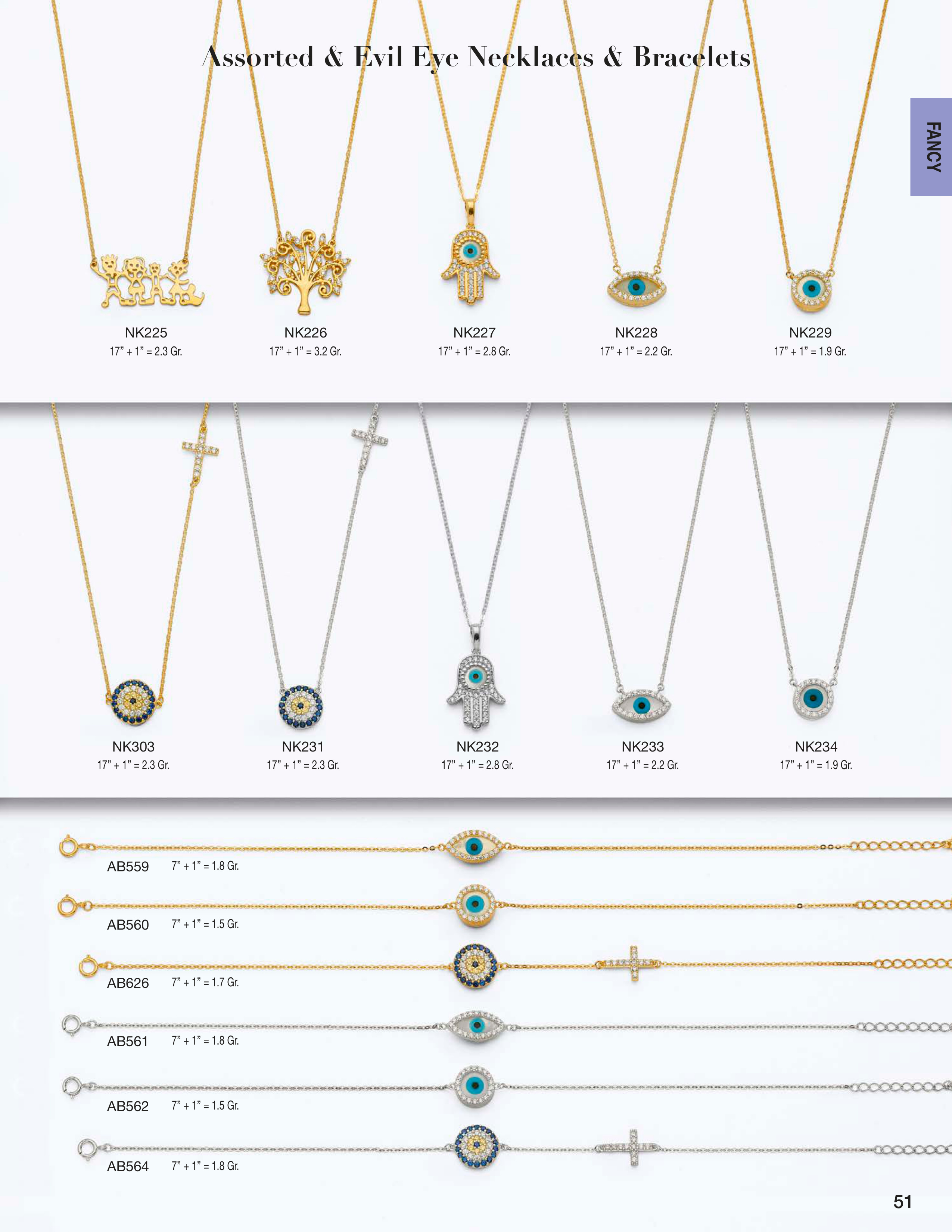 Necklace & Bracelet catalog page 51