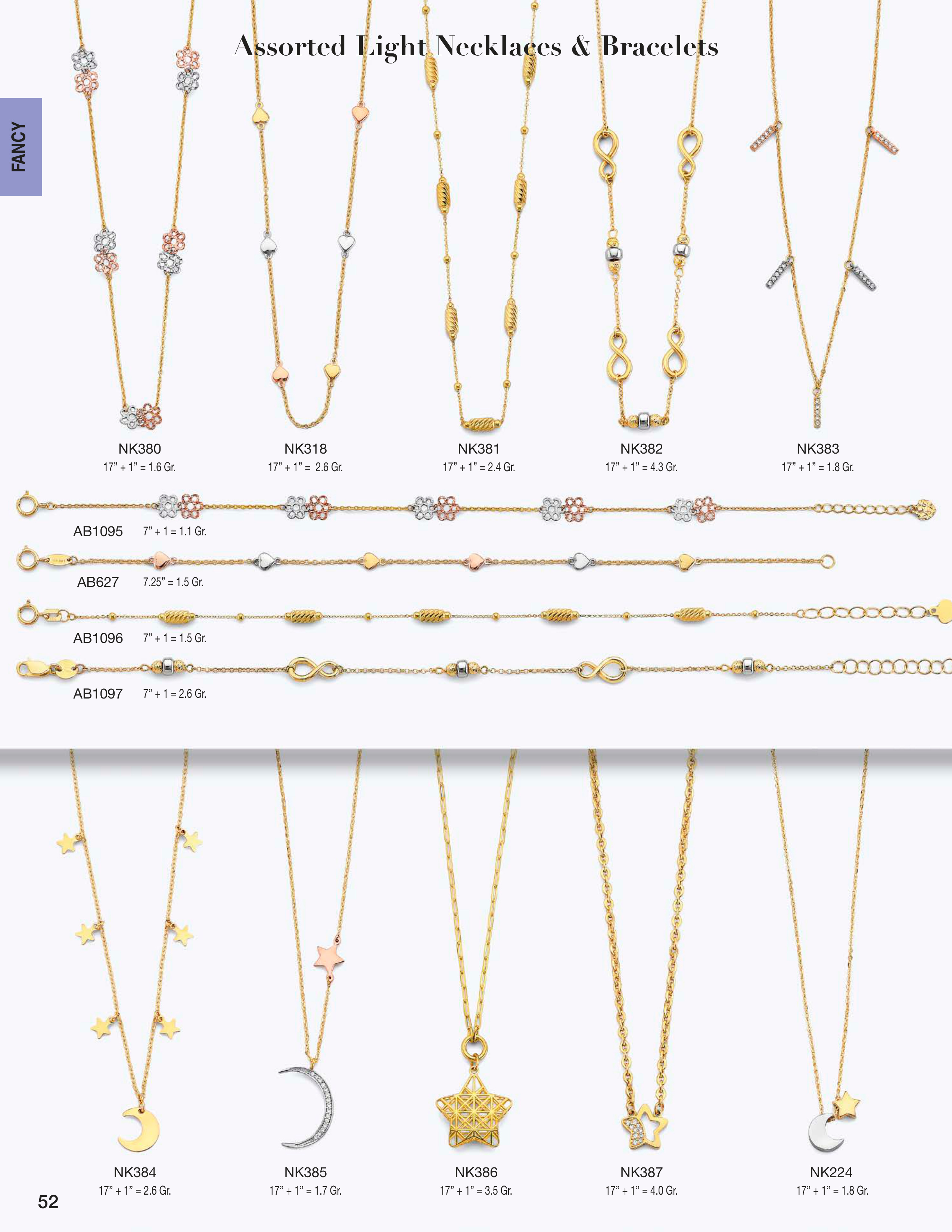 Necklace & Bracelet catalog page 52