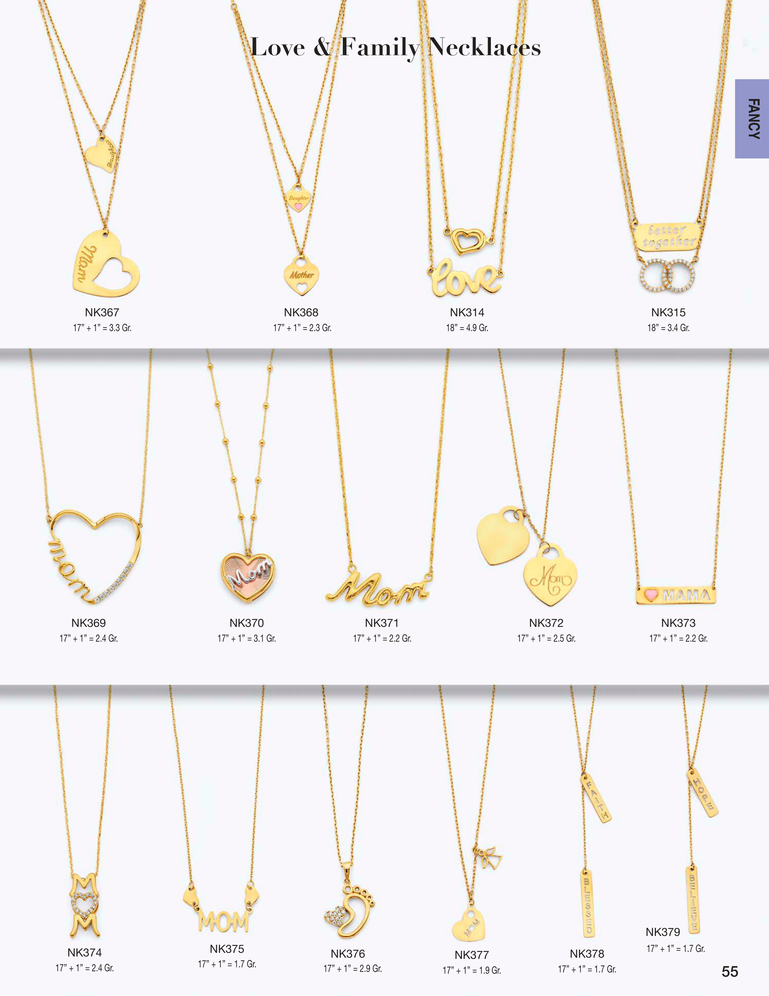 Necklace & Bracelet catalog page 55