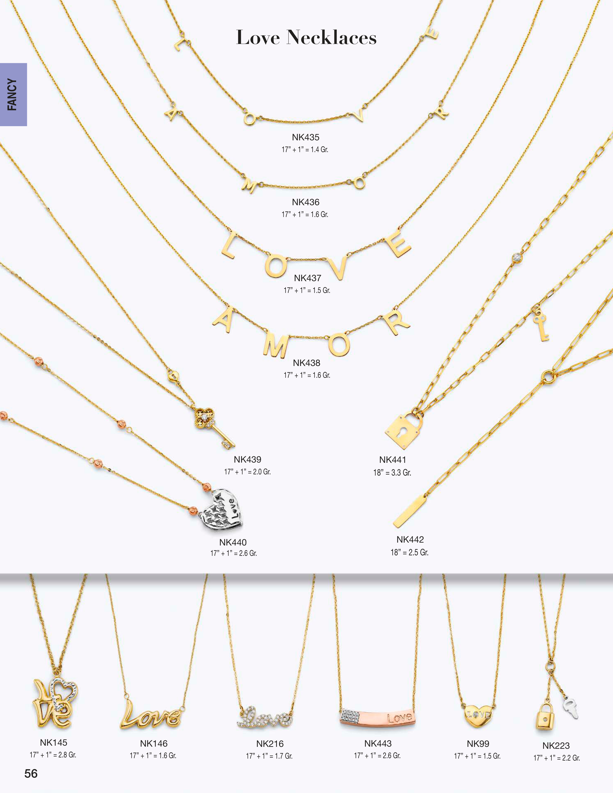 Necklace & Bracelet catalog page 56